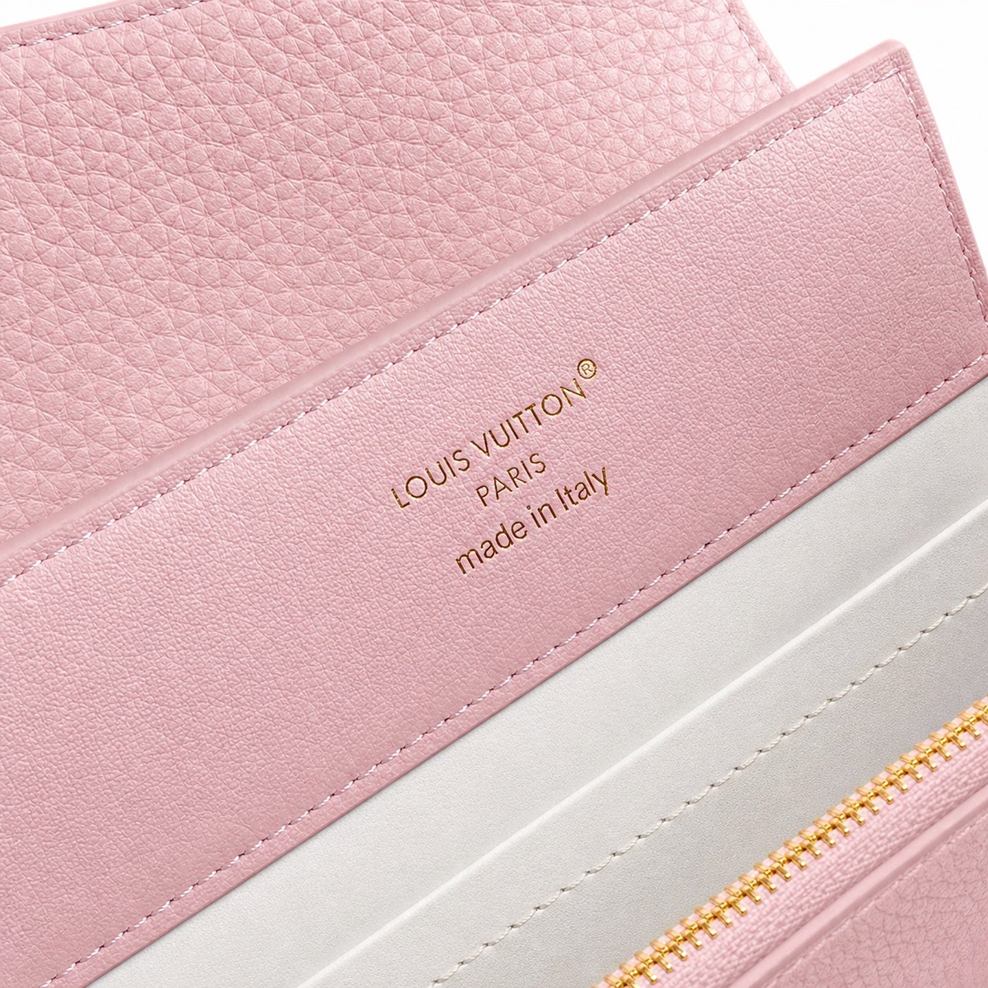 Louis Vuitton Capucines Small Knit Leather Pink Handbag