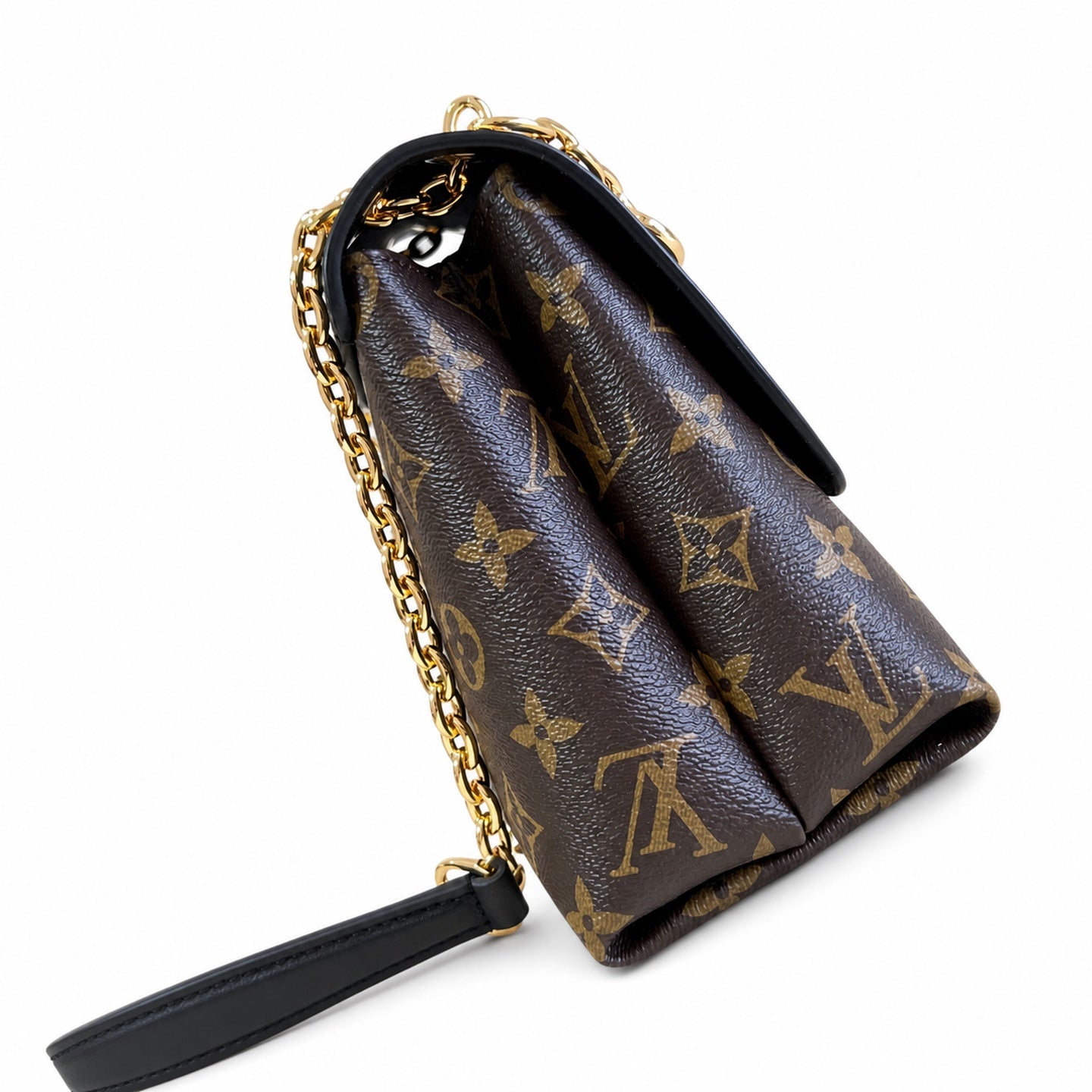 Louis Vuitton Madeleine Canvas Leather Gold Handbag