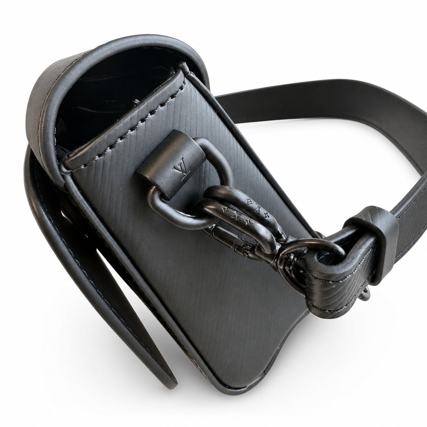 Louis Vuitton Twist Leather Black Handbag