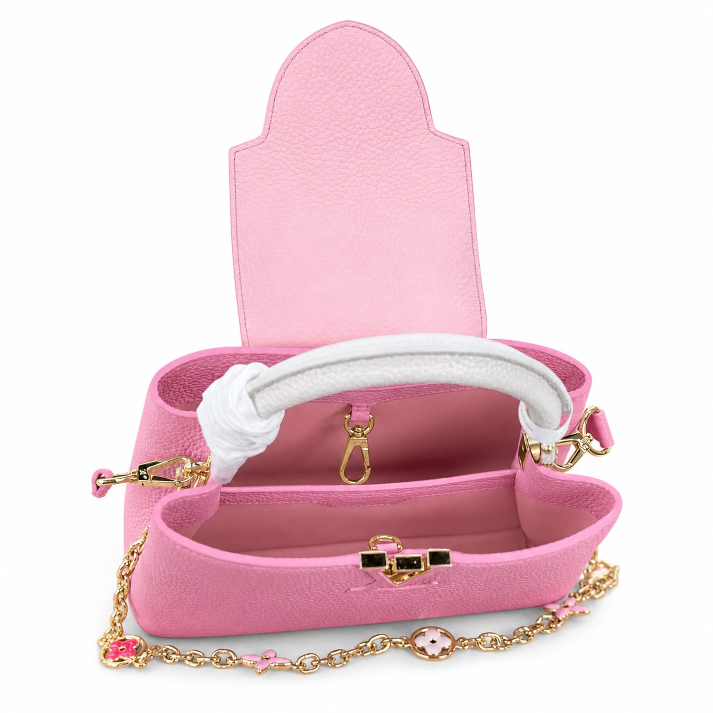 Louis Vuitton Capucines Small Pink Handbag