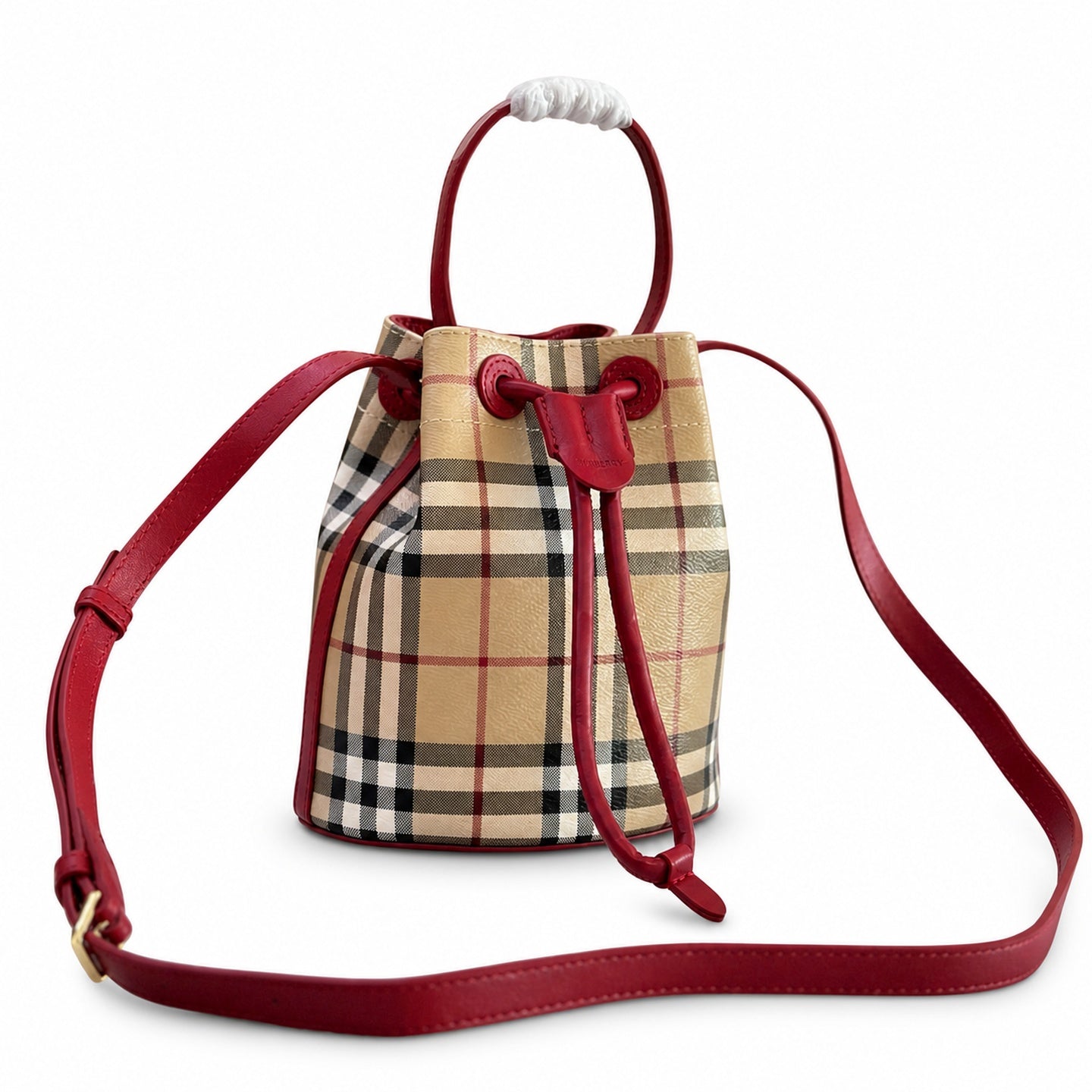 Burberry Mini Cotton Check Bag