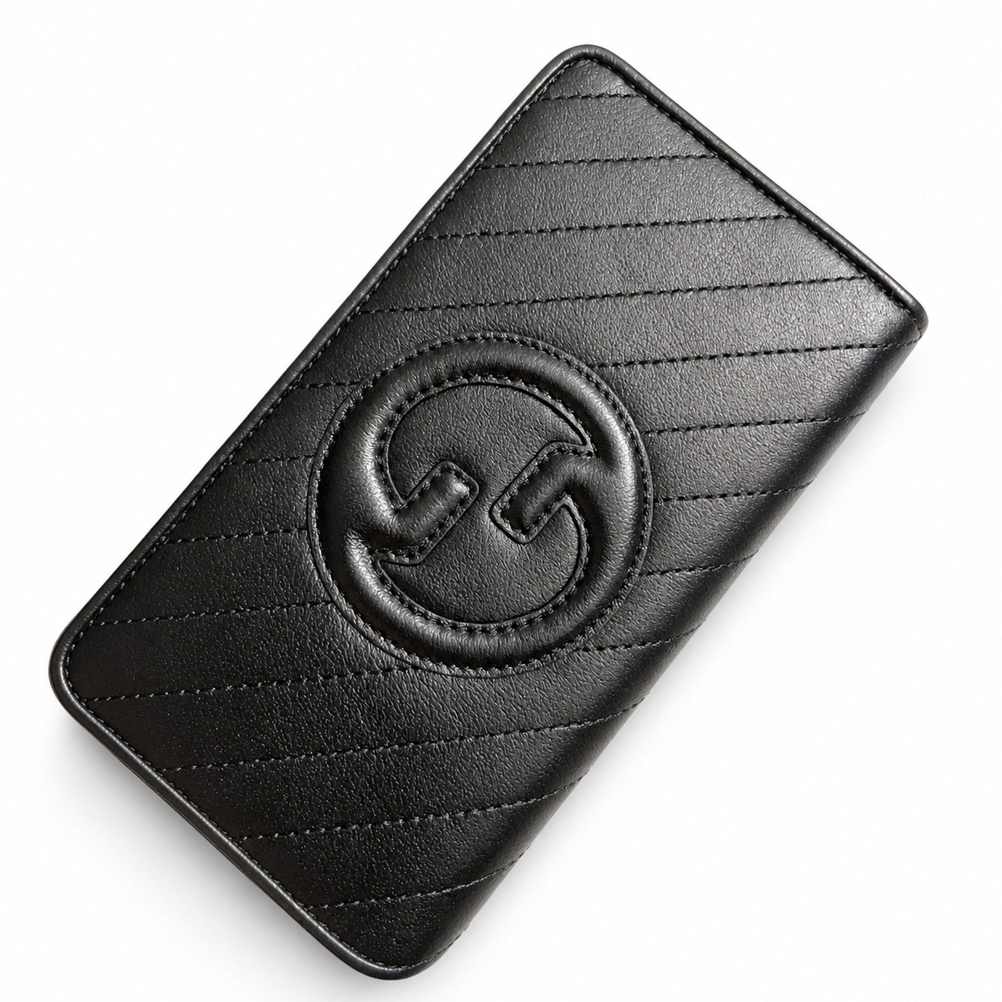 Gucci Blondie Leather Black Wallet