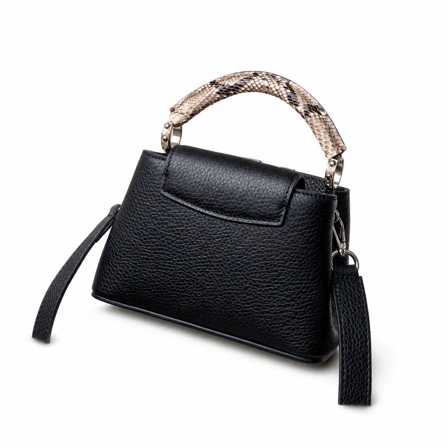 Louis Vuitton Capucines Mini Snakeskin Leather Handbag