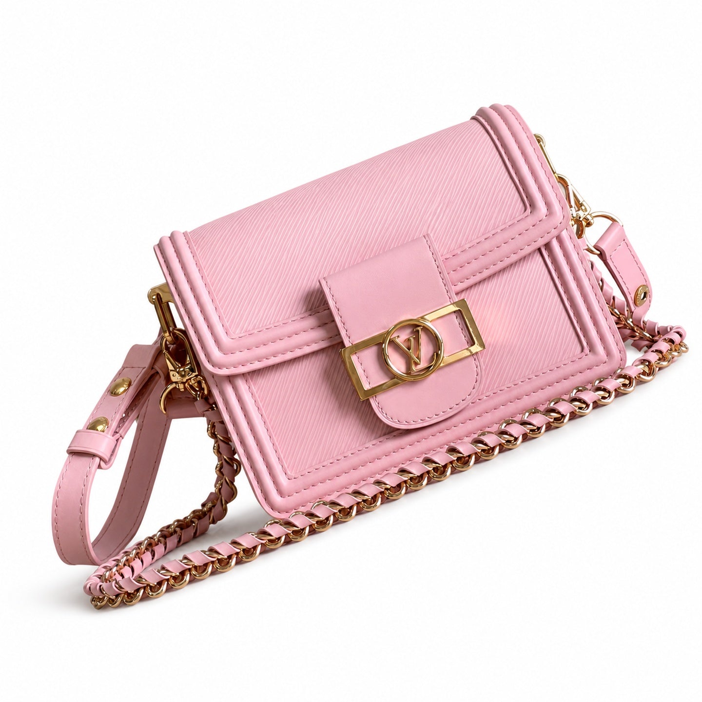 Louis Vuitton Dauphine Mini Leather Handbag