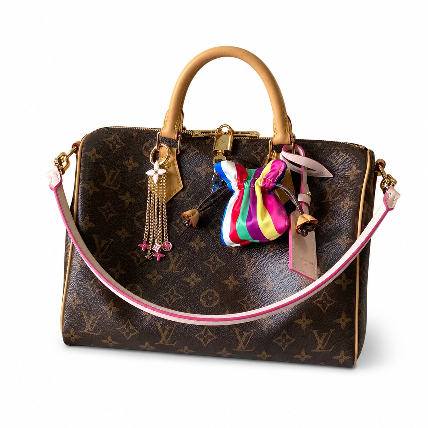 Louis Vuitton Speedy Leather Handbag
