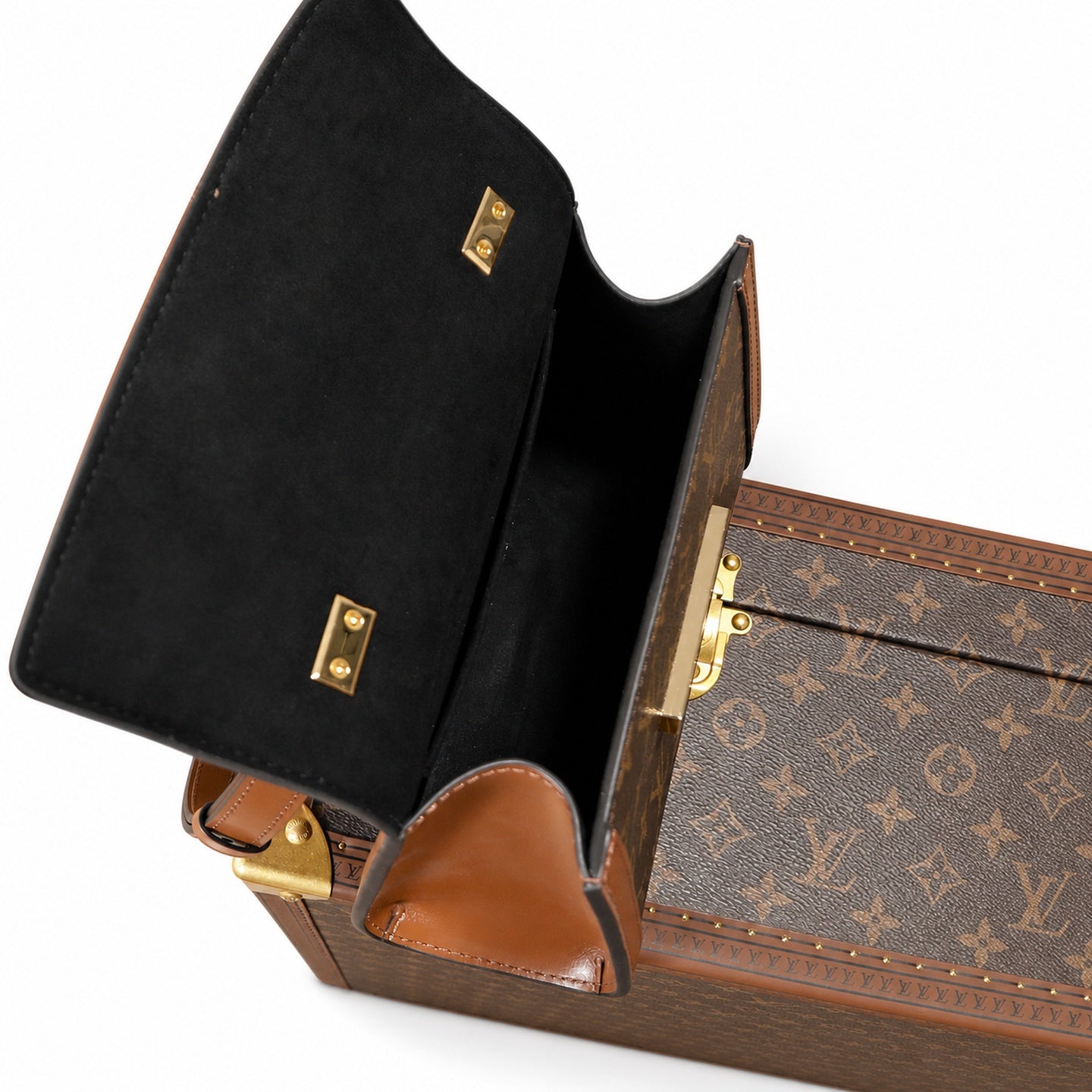 Louis Vuitton Dauphine Canvas Leather Handbag