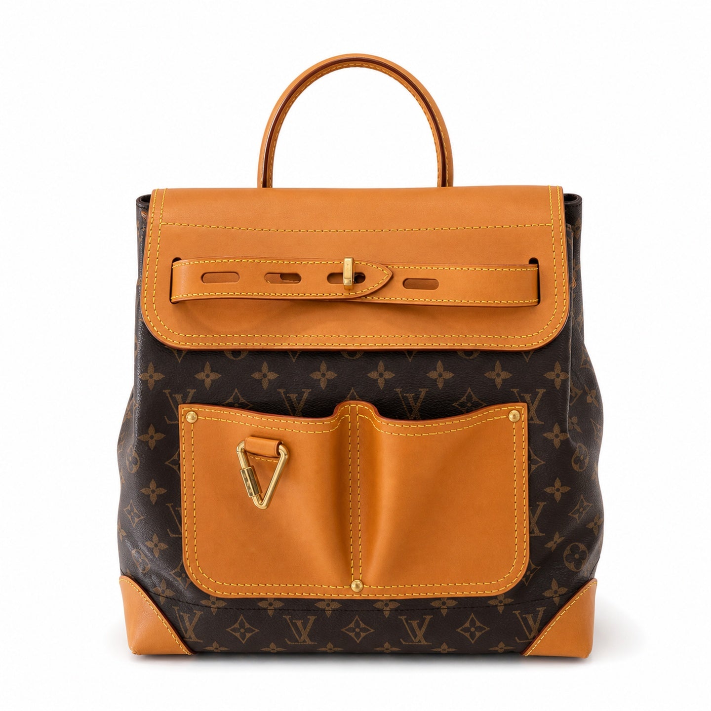 Louis Vuitton Leather Brown Handbag