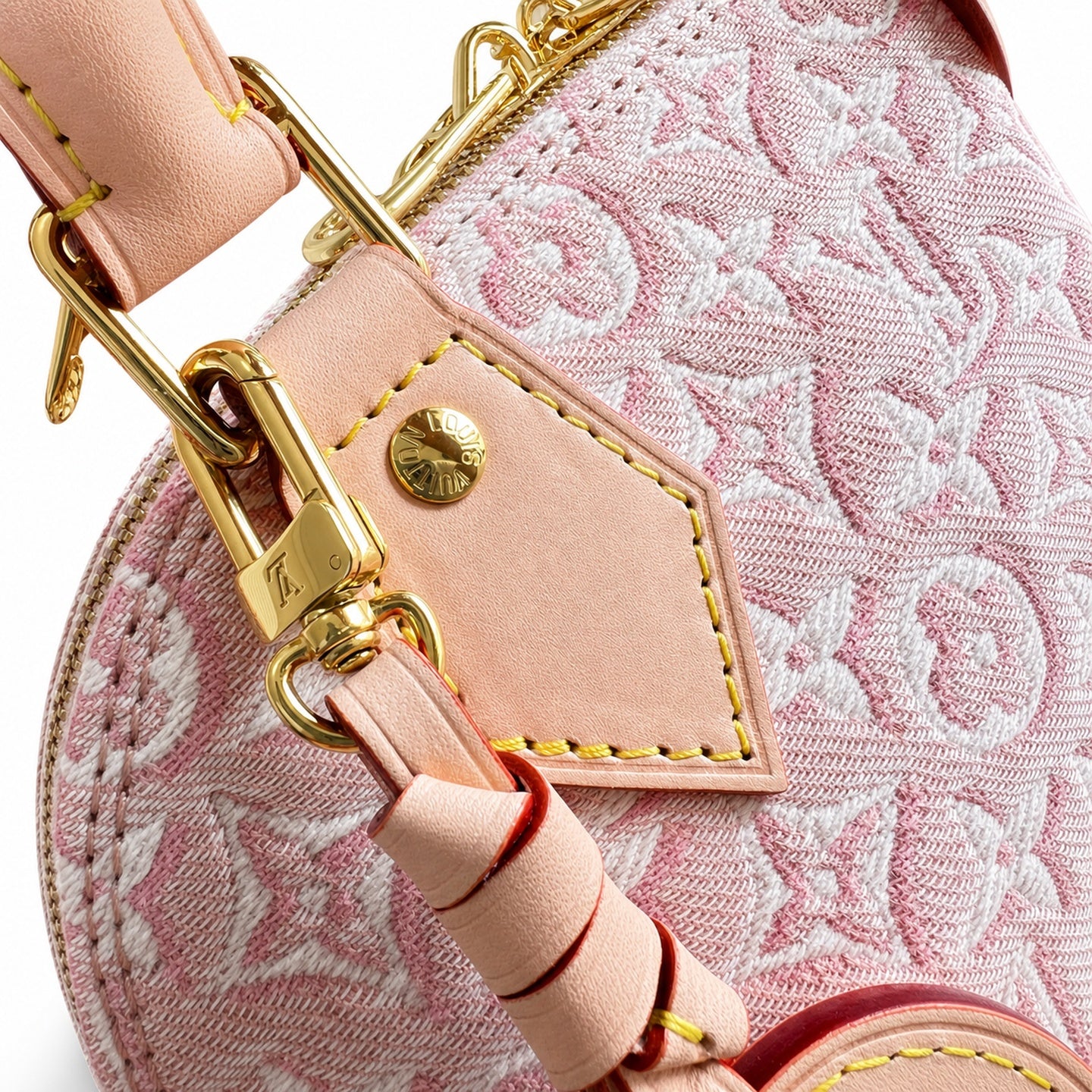 Louis Vuitton Alma Small Embroidered Cotton Canvas Jacquard Handbag
