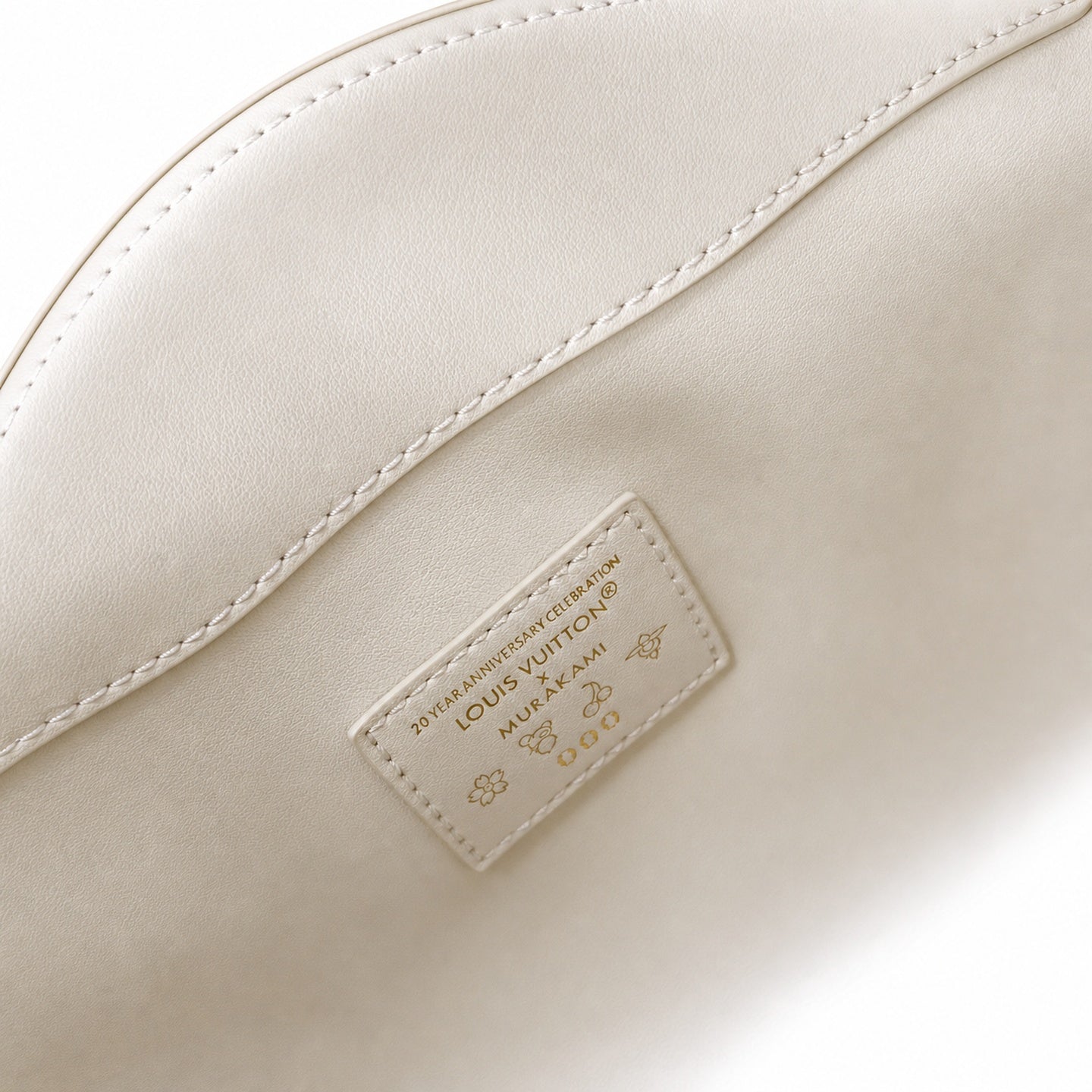 Louis Vuitton Capucines Takashi Murakami Small White Handbag