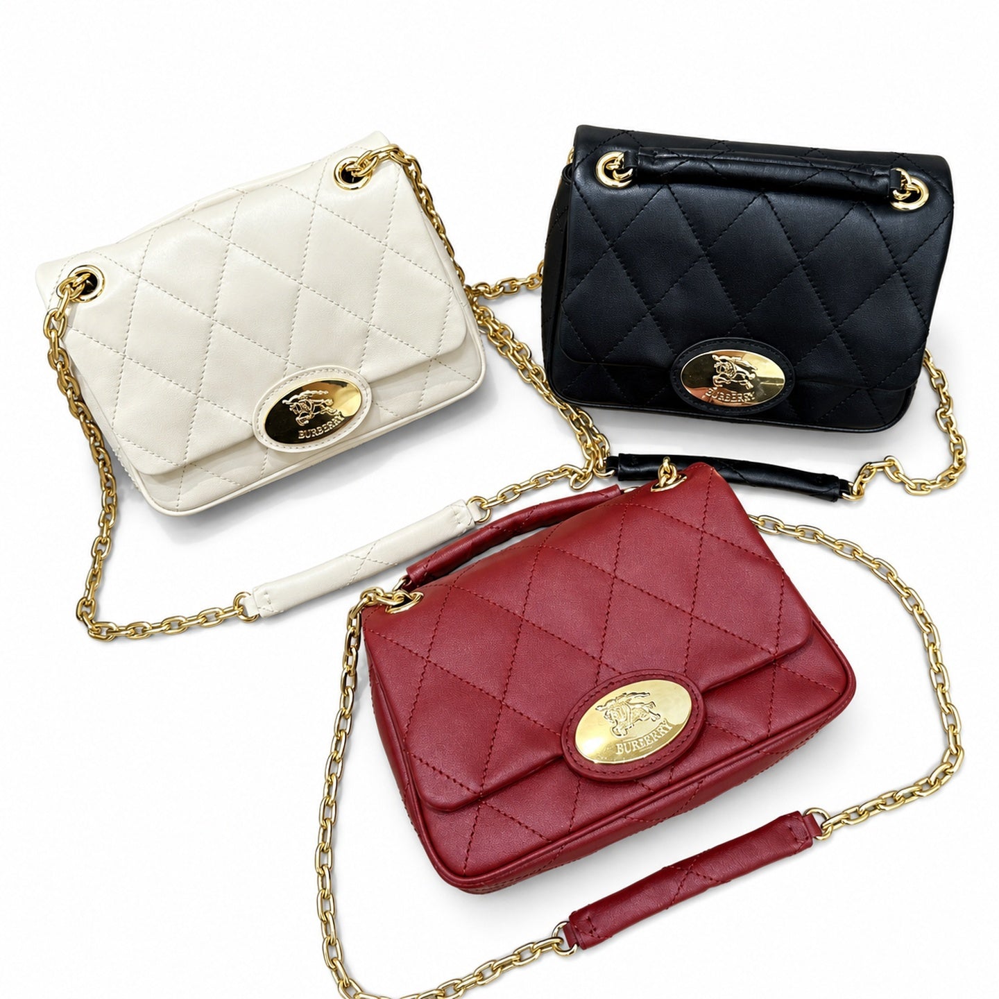 Burberry Strand Leather Chain Bag