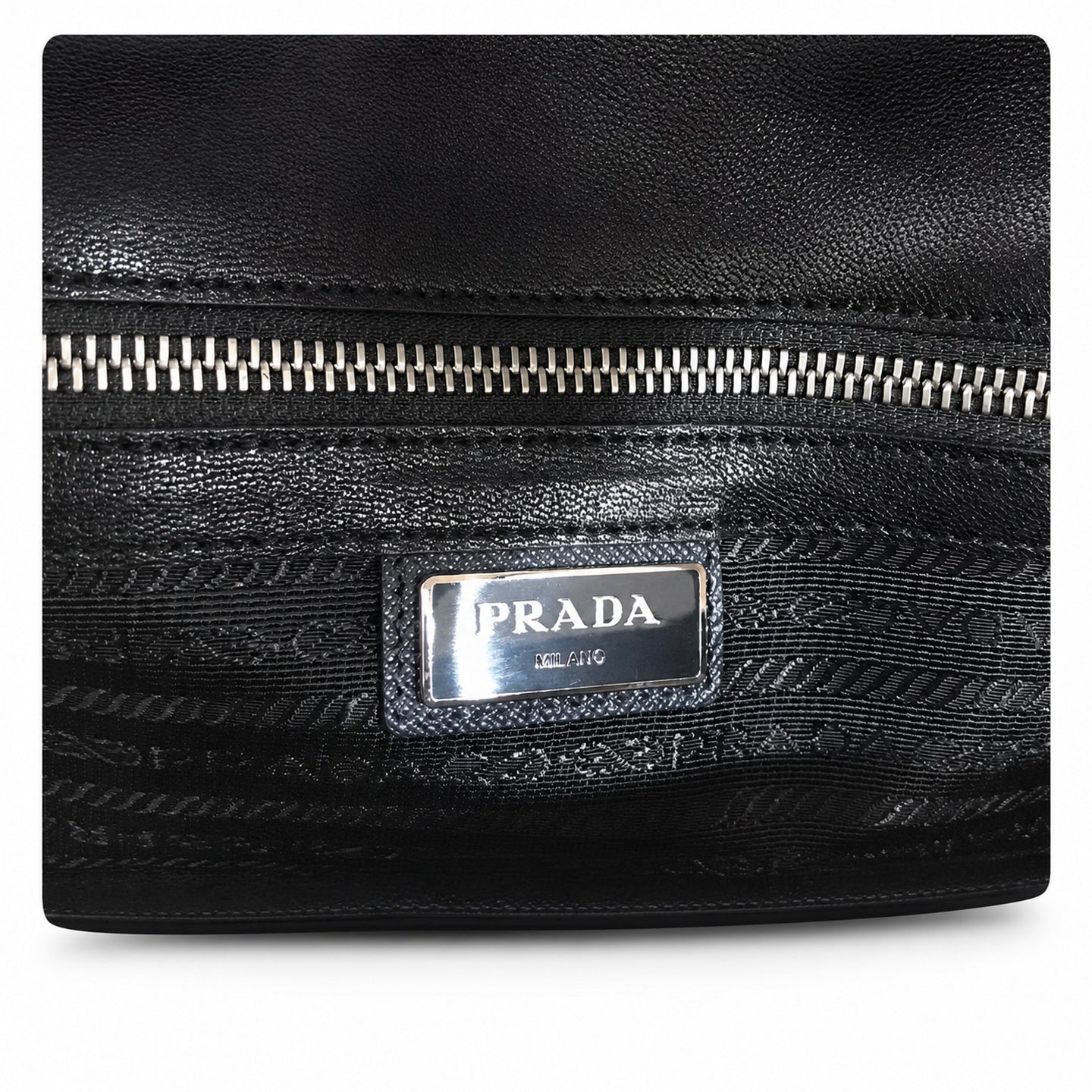 Prada Men's Leather Briefcase