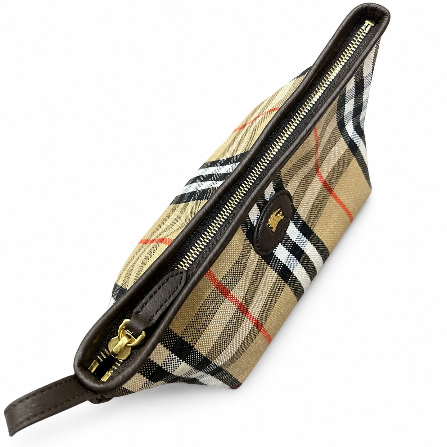 Burberry Cotton Leather Shoulder Bag