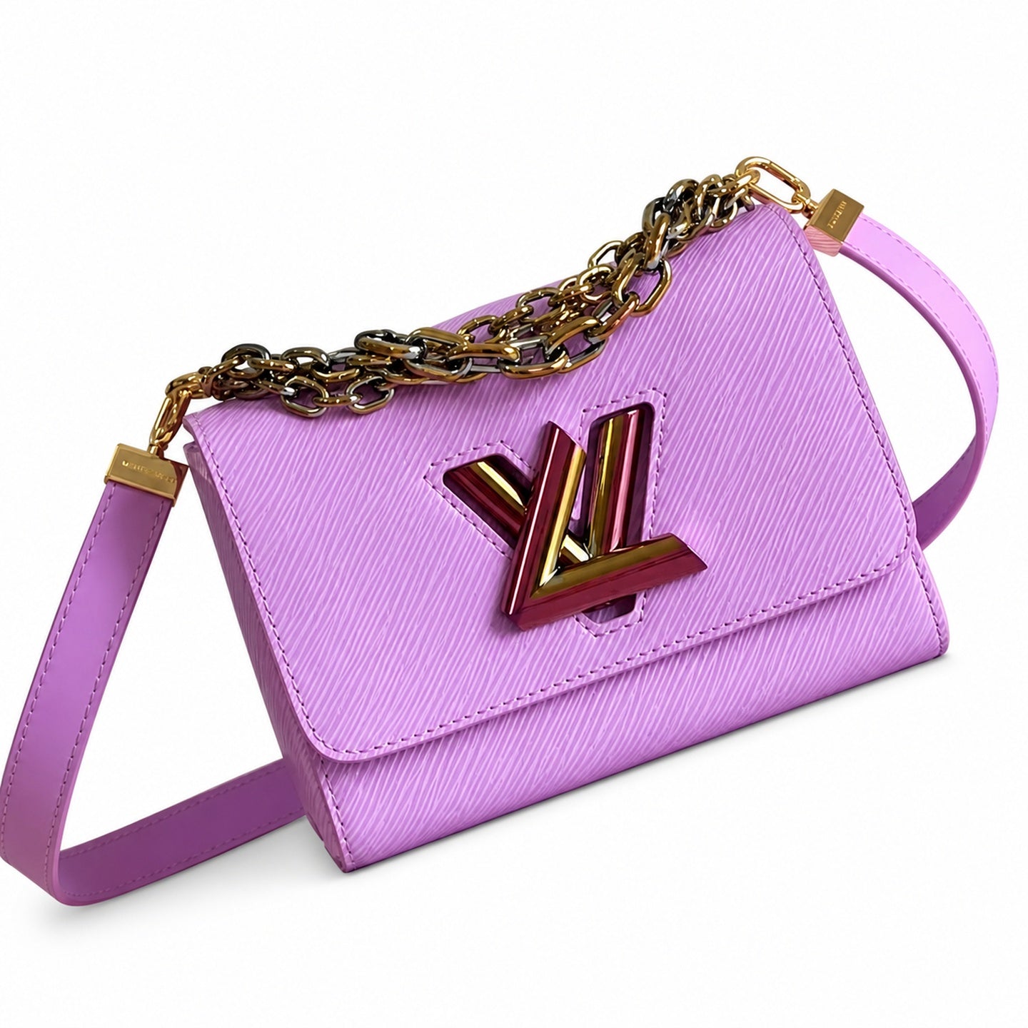 Louis Vuitton Twist Leather Red Handbag