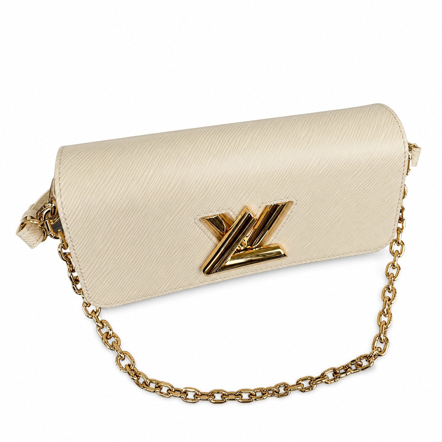 Louis Vuitton Twist Leather White Handbag