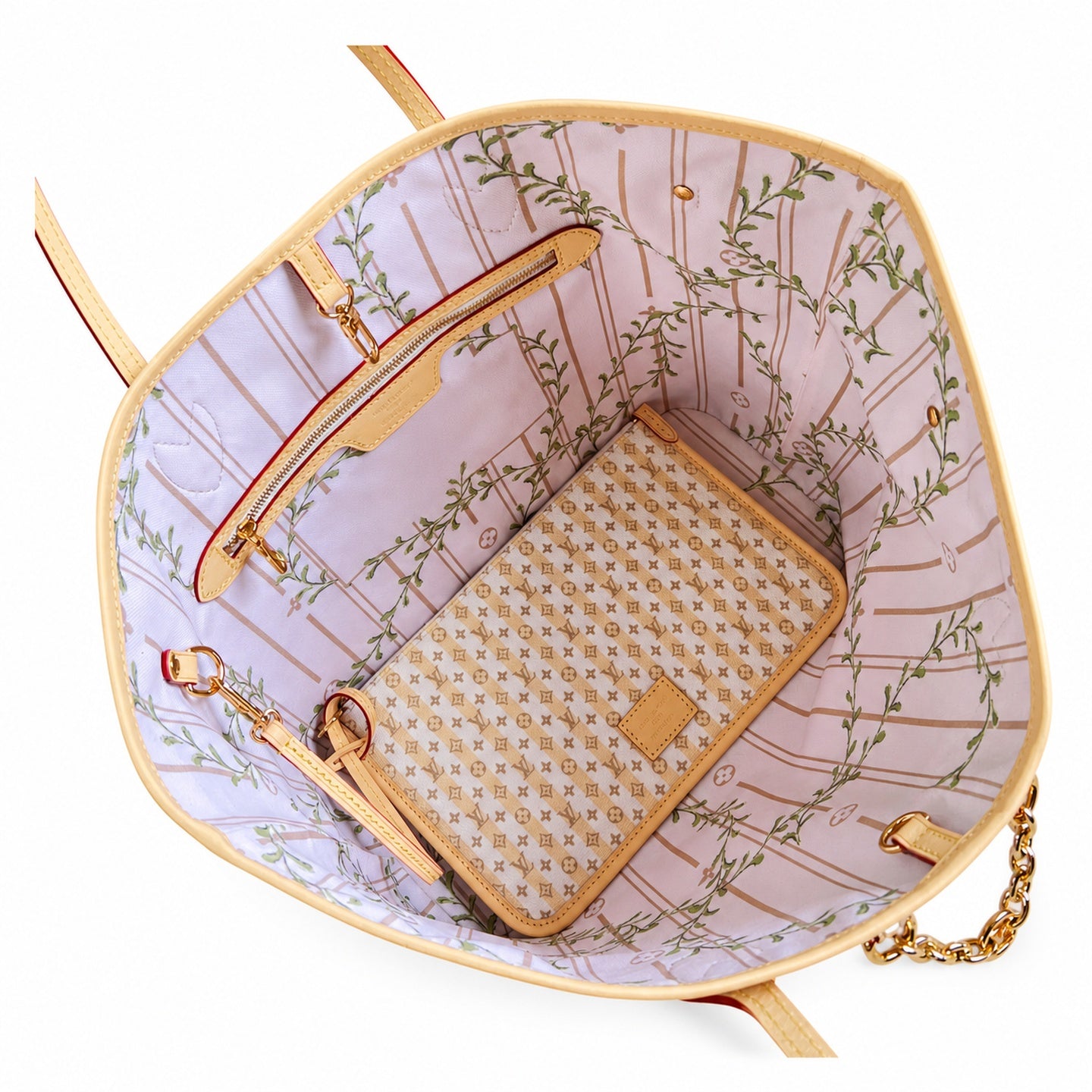 Louis Vuitton Neverfull Mini Canvas Handbag