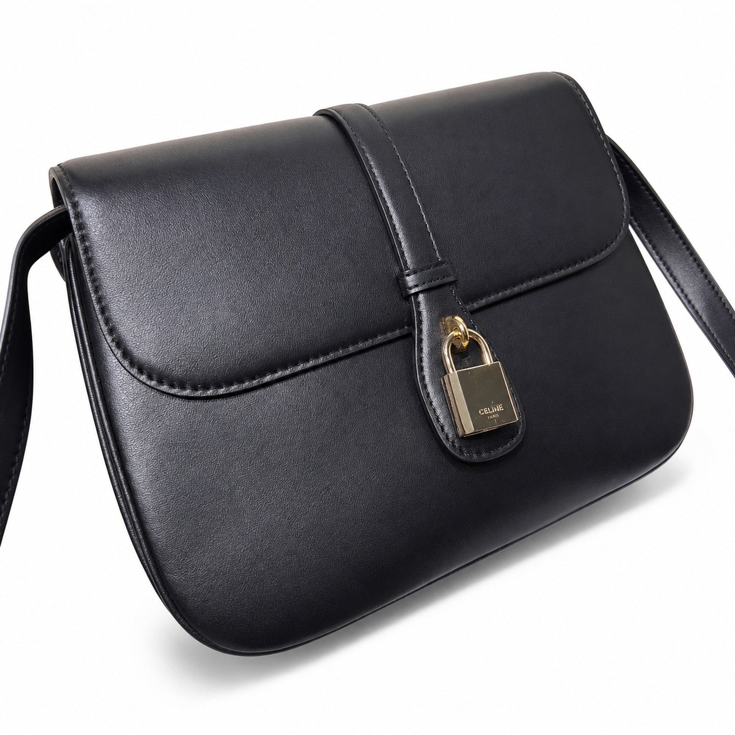 Celine Leather Messenger Bag