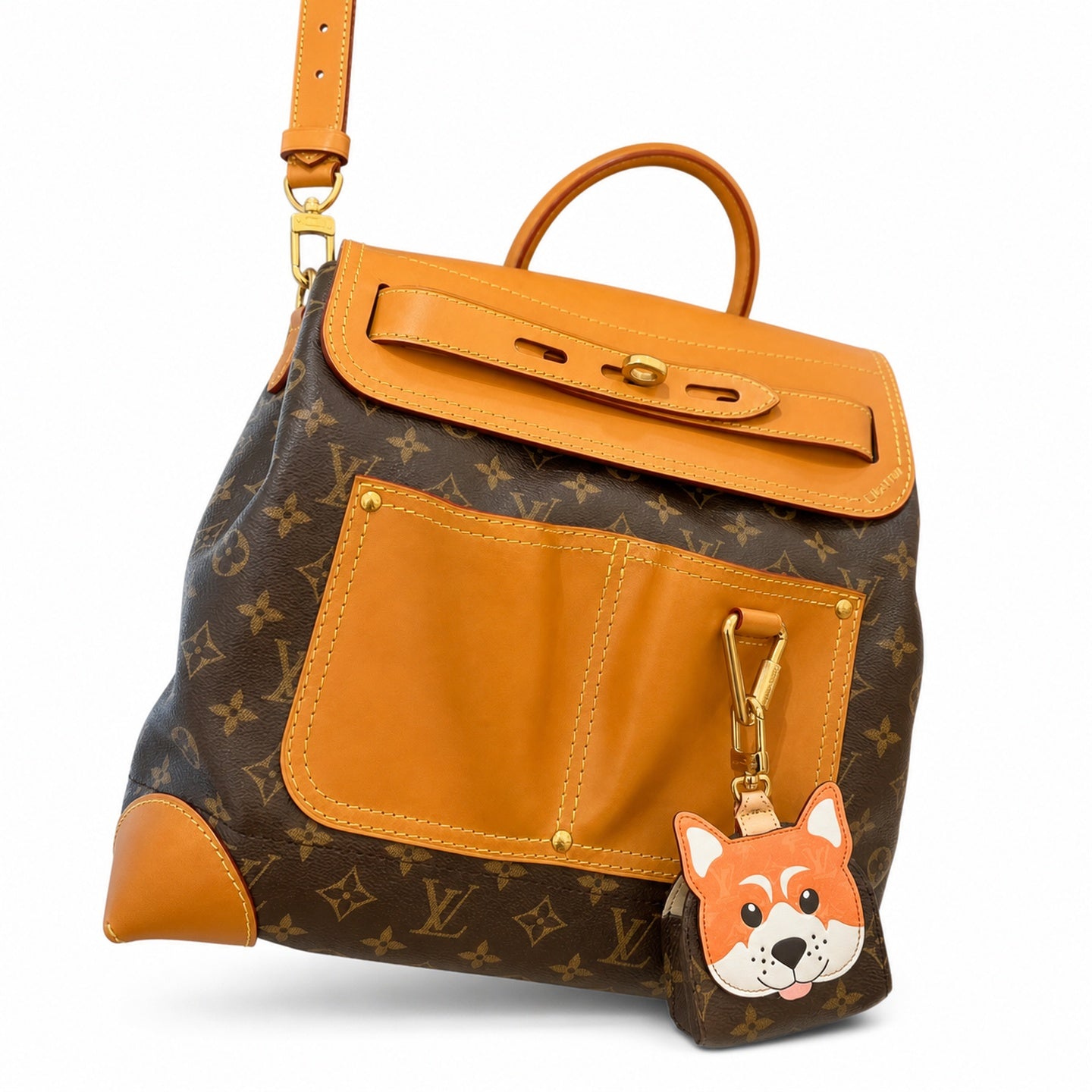 Louis Vuitton Leather Brown Handbag