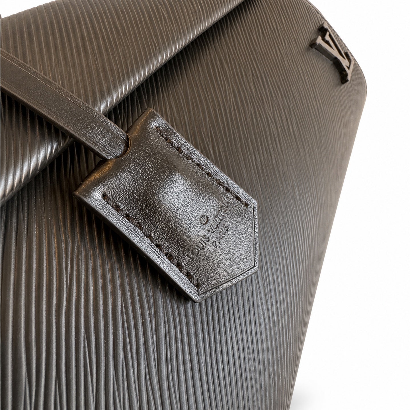 Louis Vuitton Reversible Jacquard Leather Black Handbag