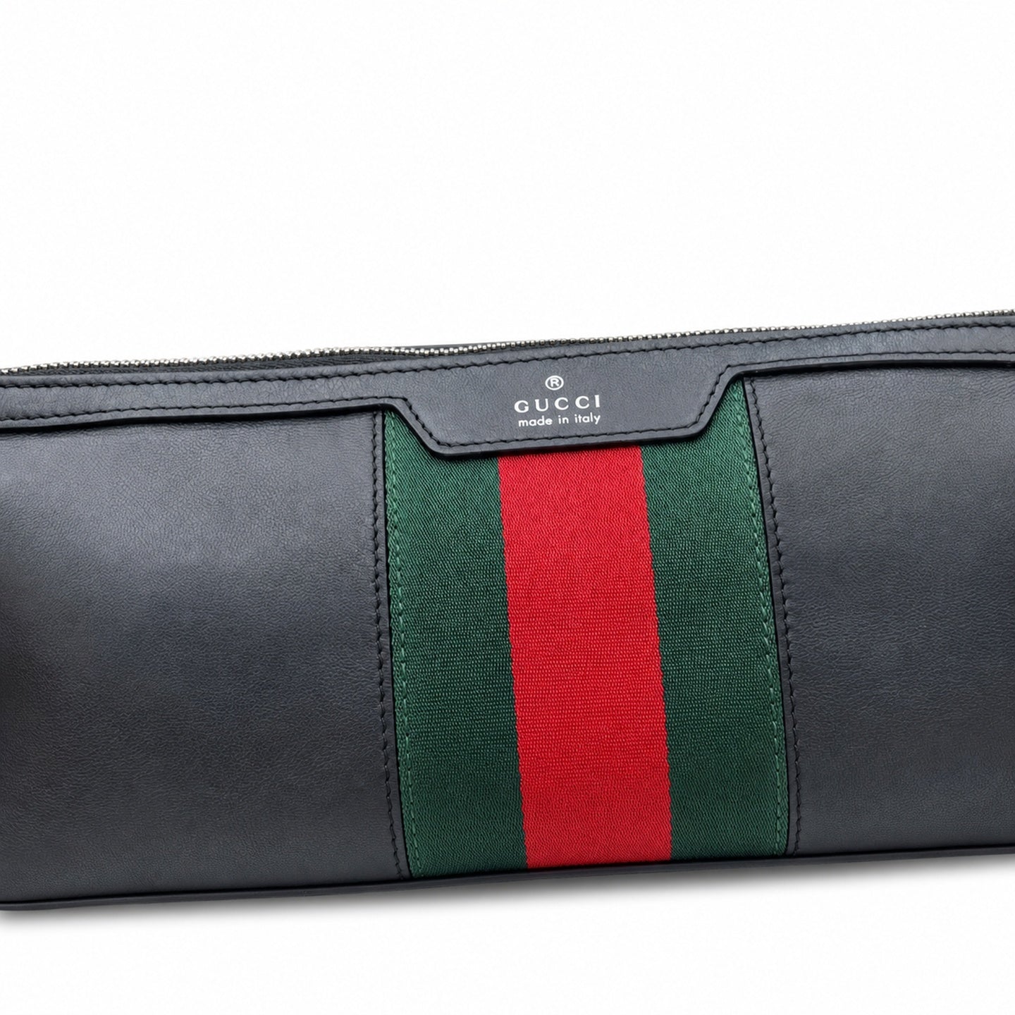 Gucci Small Leather Black Toiletry Bag