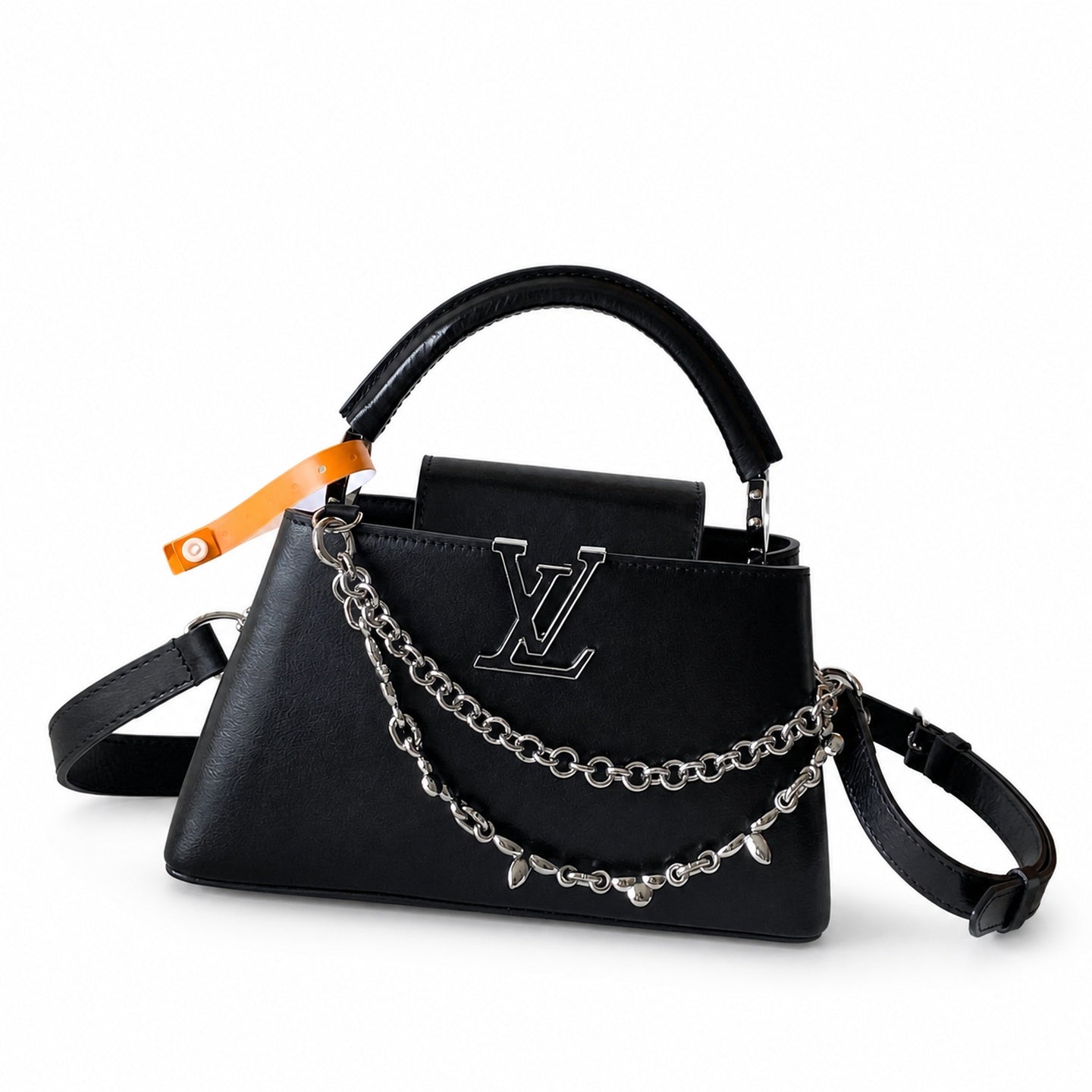 Louis Vuitton Leather Black Handbag