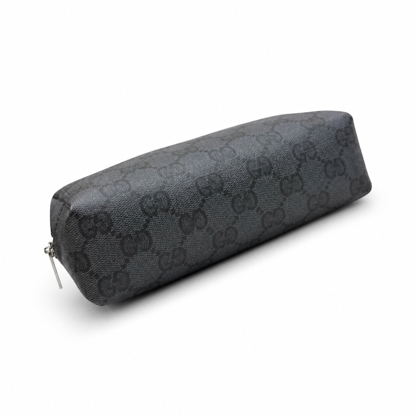 Gucci Small Canvas Leather Black Silver Bag