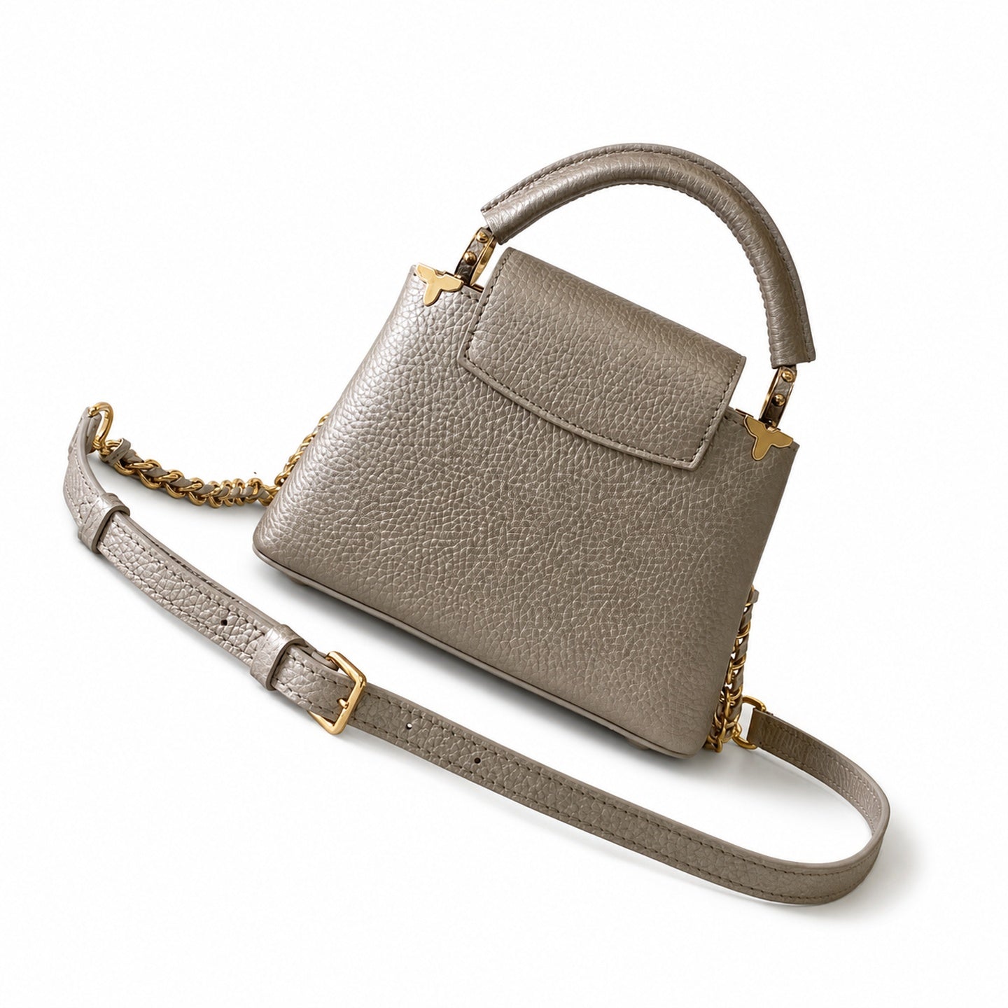 Louis Vuitton Capucines Mini Leather Handbag