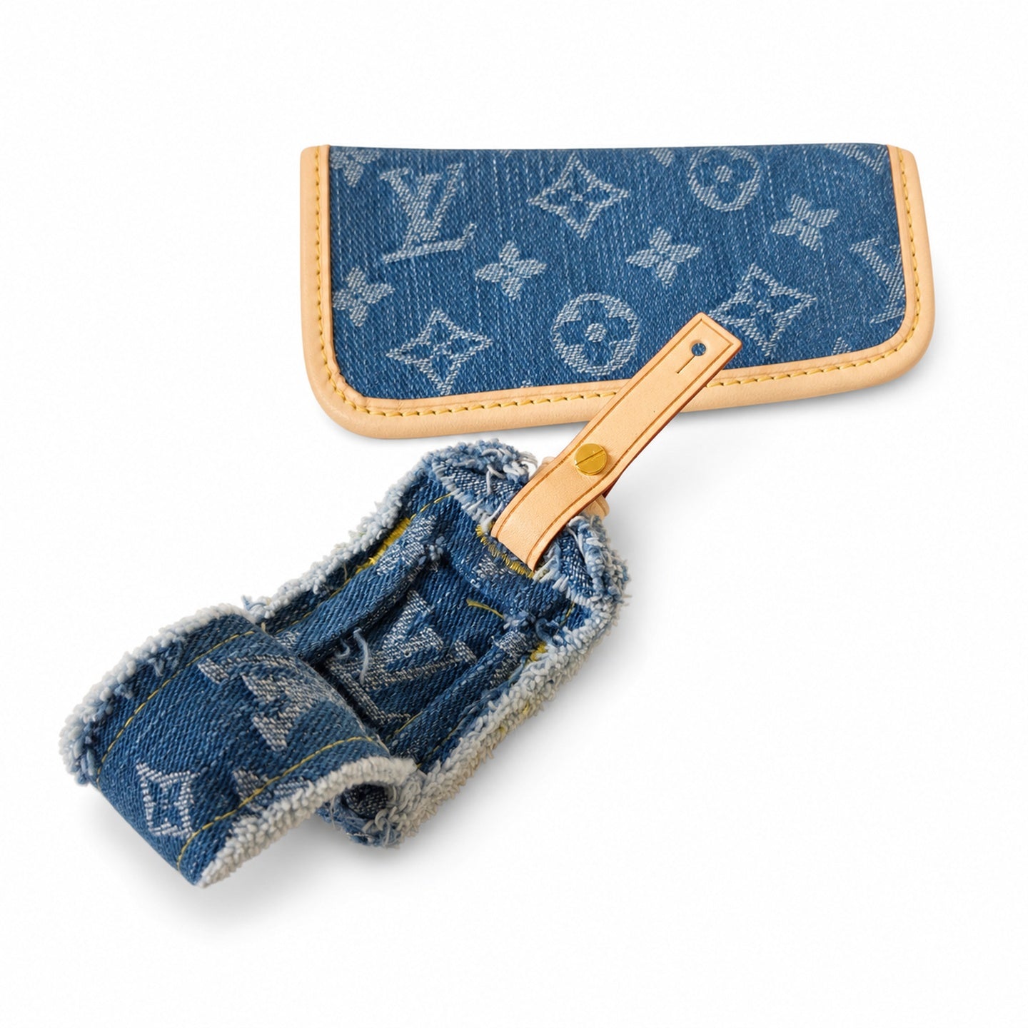 Louis Vuitton All In Denim Blue Handbag