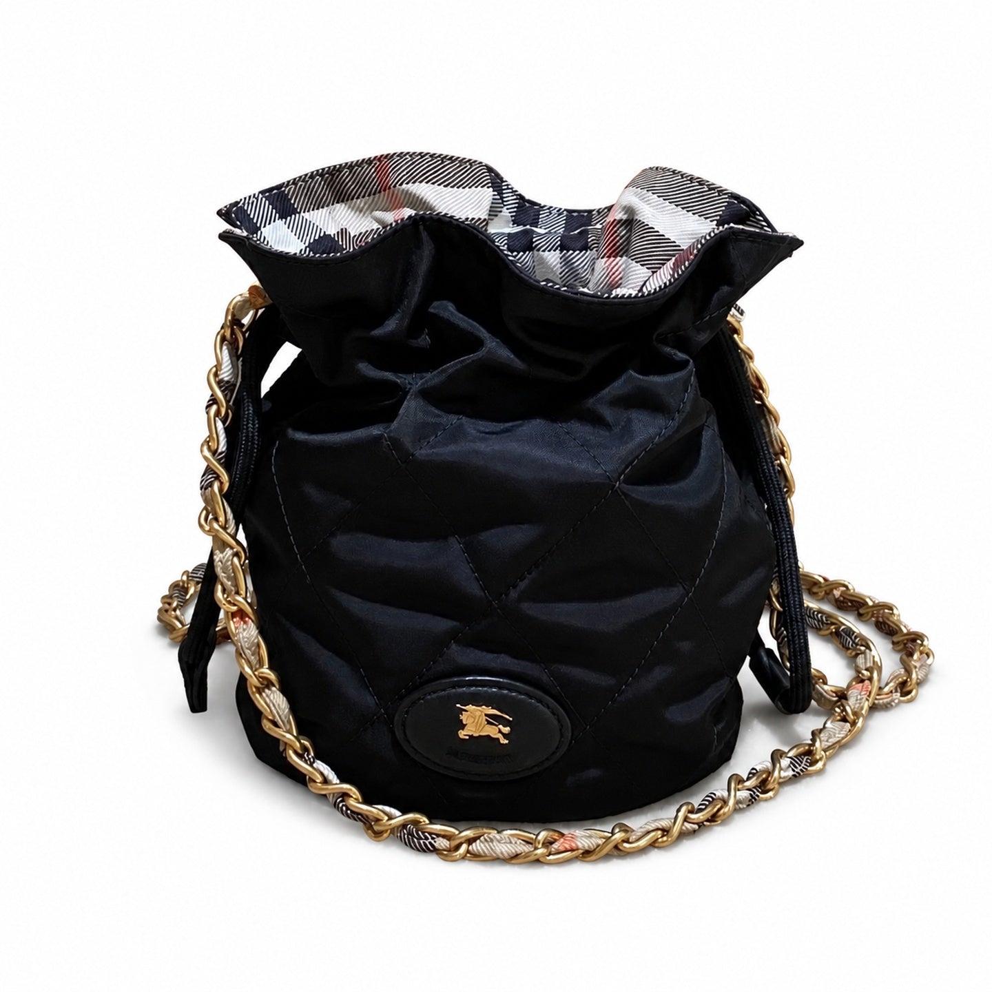 Burberry Reversible Quilted Check Bag