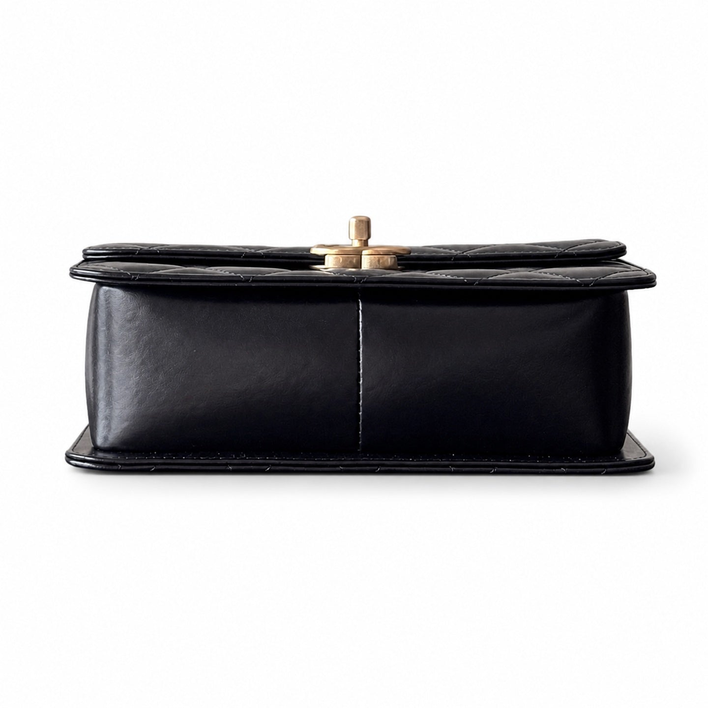 Chanel Large Leather Gold Wallet on Chain