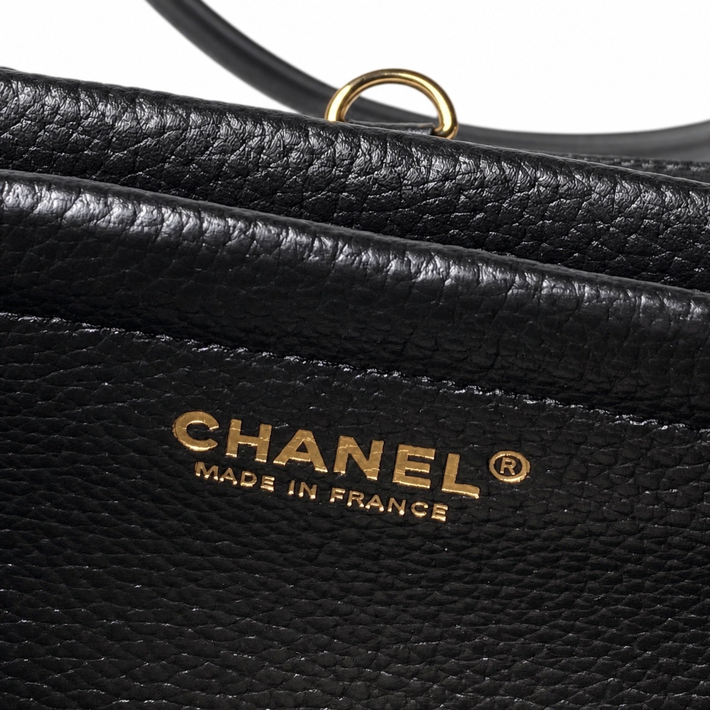 Chanel Leather Gold Shoulder Bag