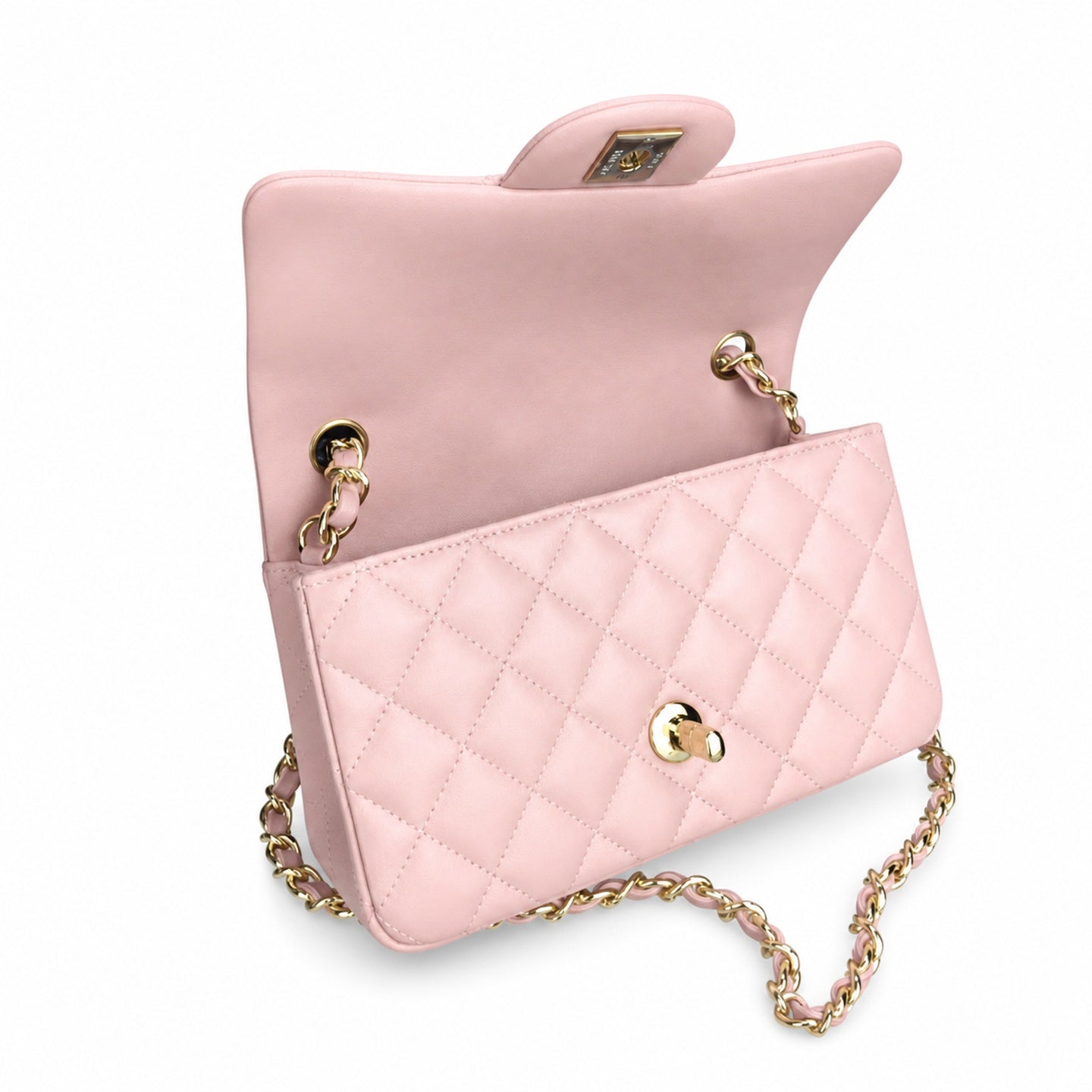 Chanel Leather Pink Bag