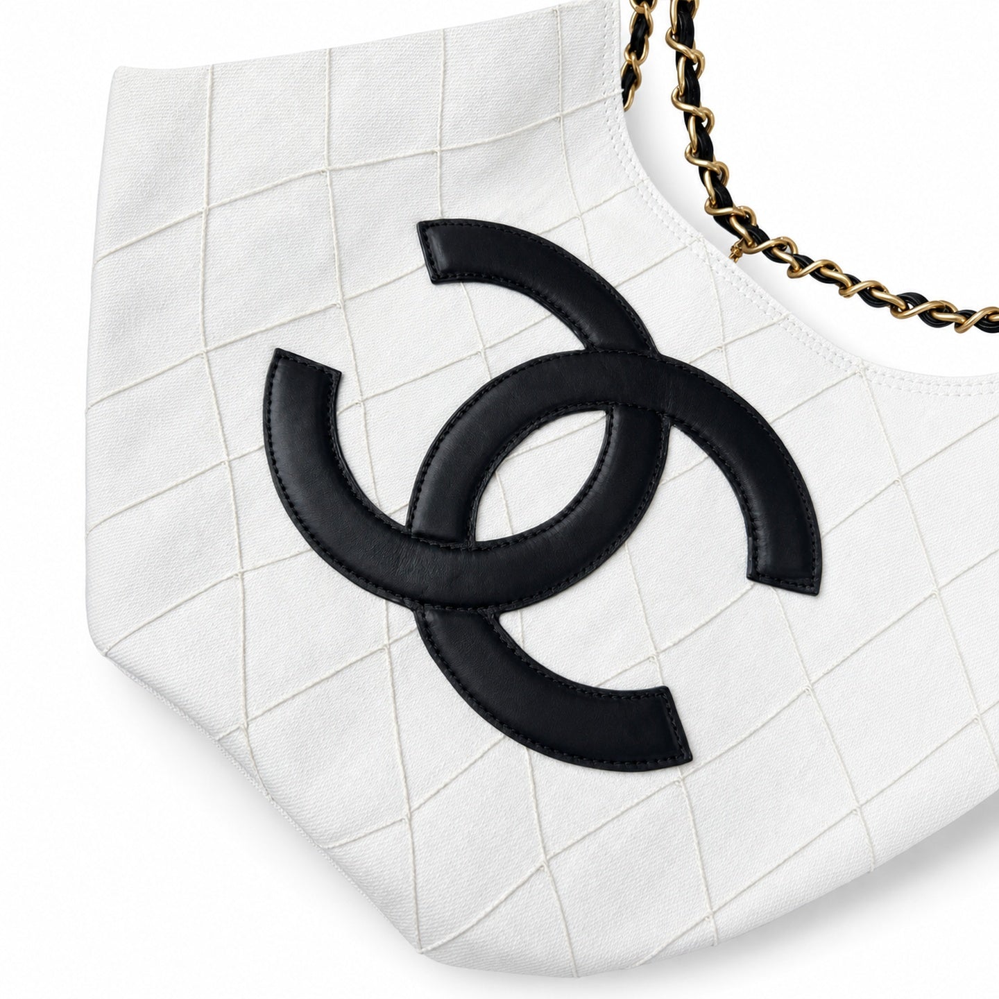Chanel Large Canvas White Bag