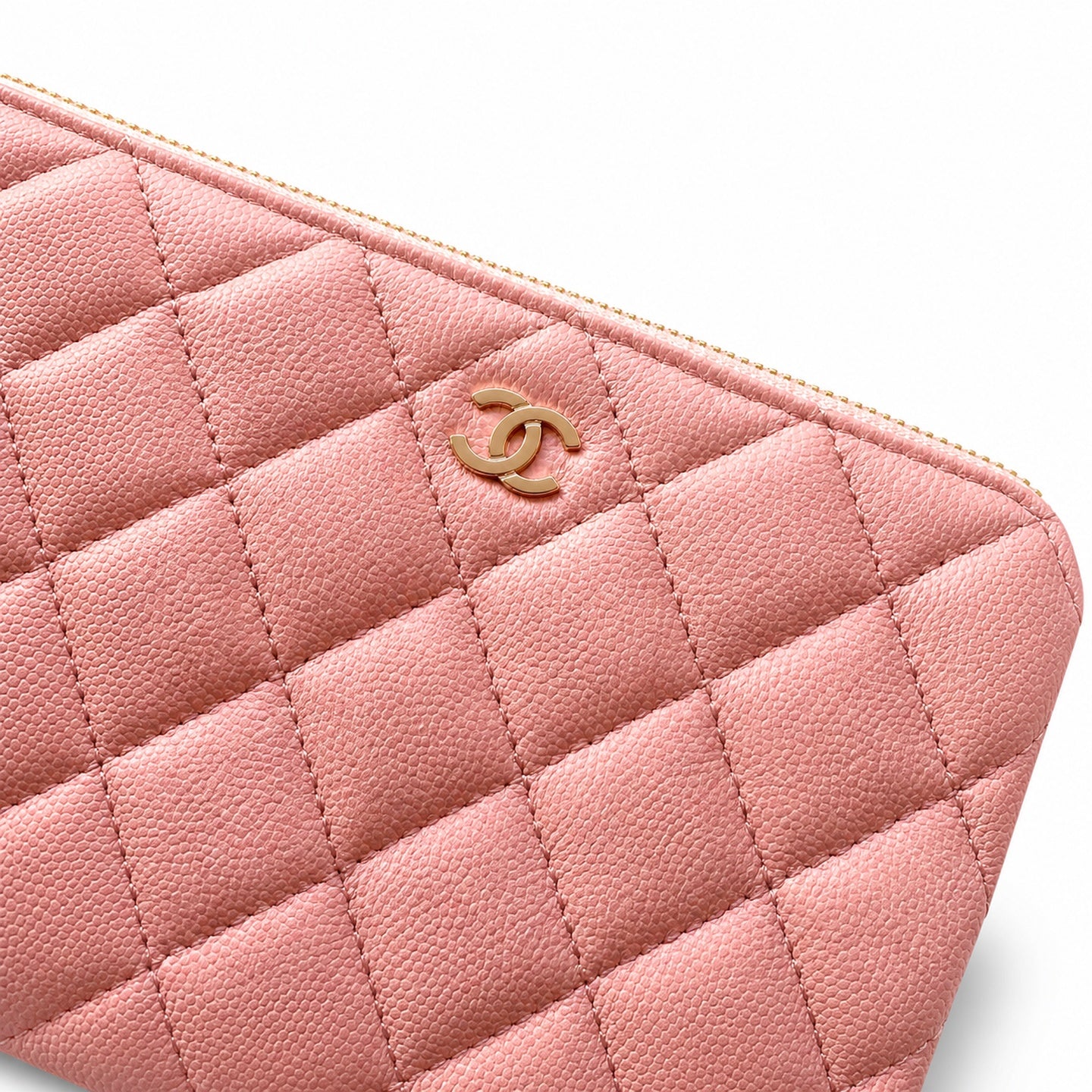 Chanel Small Leather Pink Silver Bag