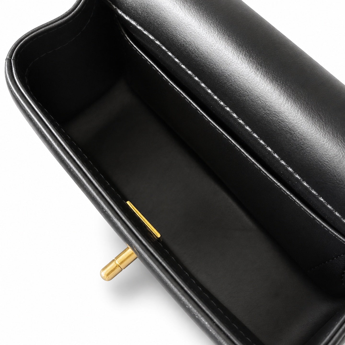Chanel Large Leather Gold Wallet on Chain