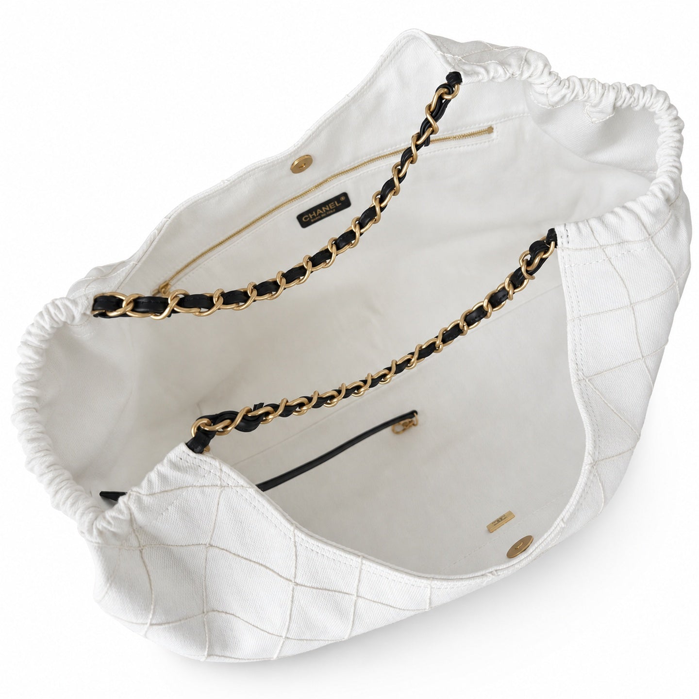 Chanel Large Canvas White Bag