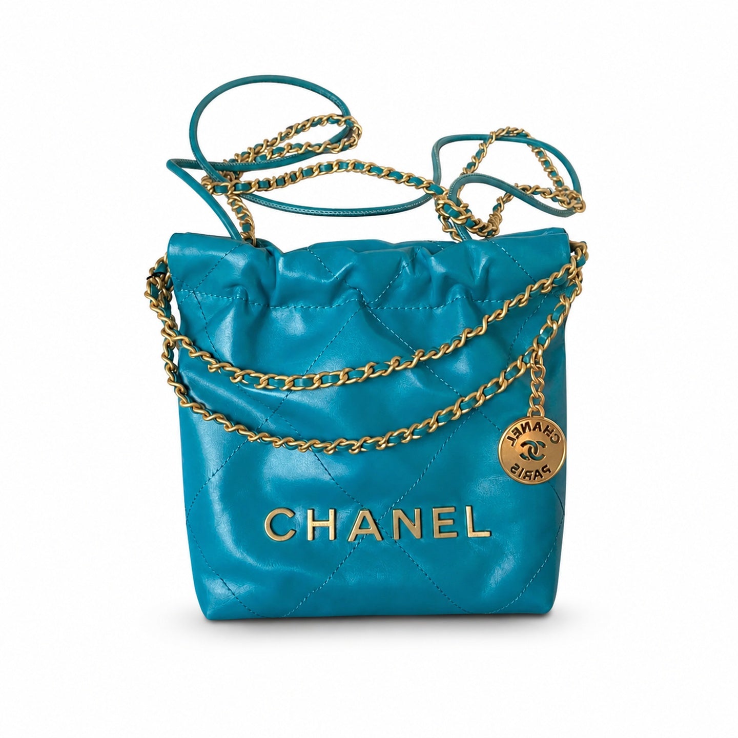 Chanel Mini Black Blue Bag