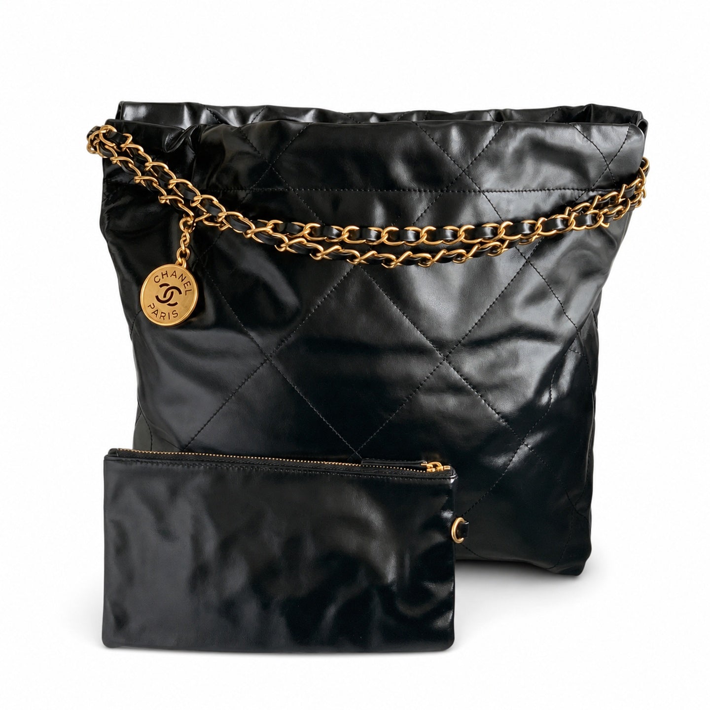 Chanel Small Leather Shopping Bag