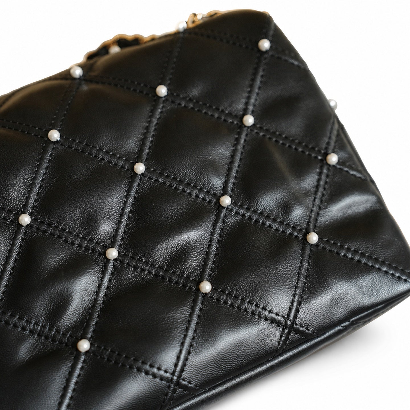 Chanel Cotton Leather Bag