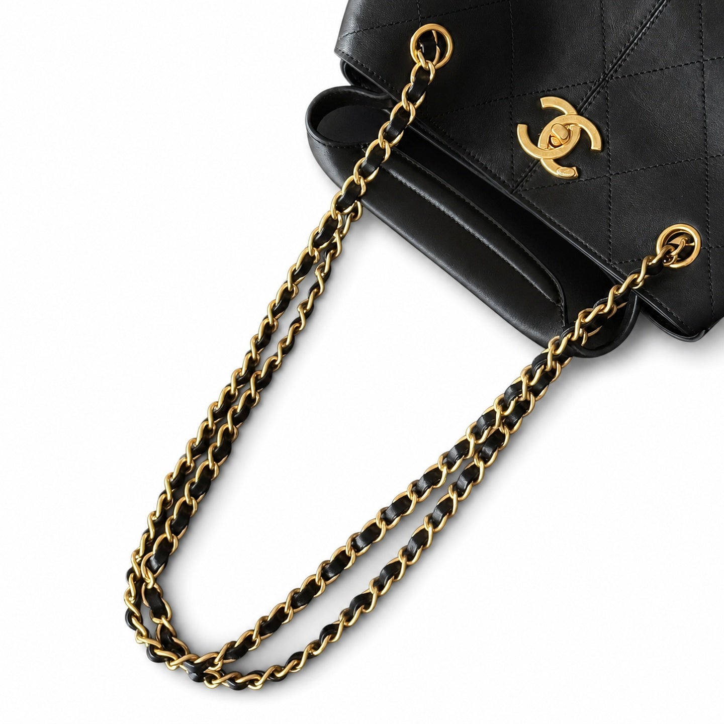 Chanel Small Suede Leather Bag