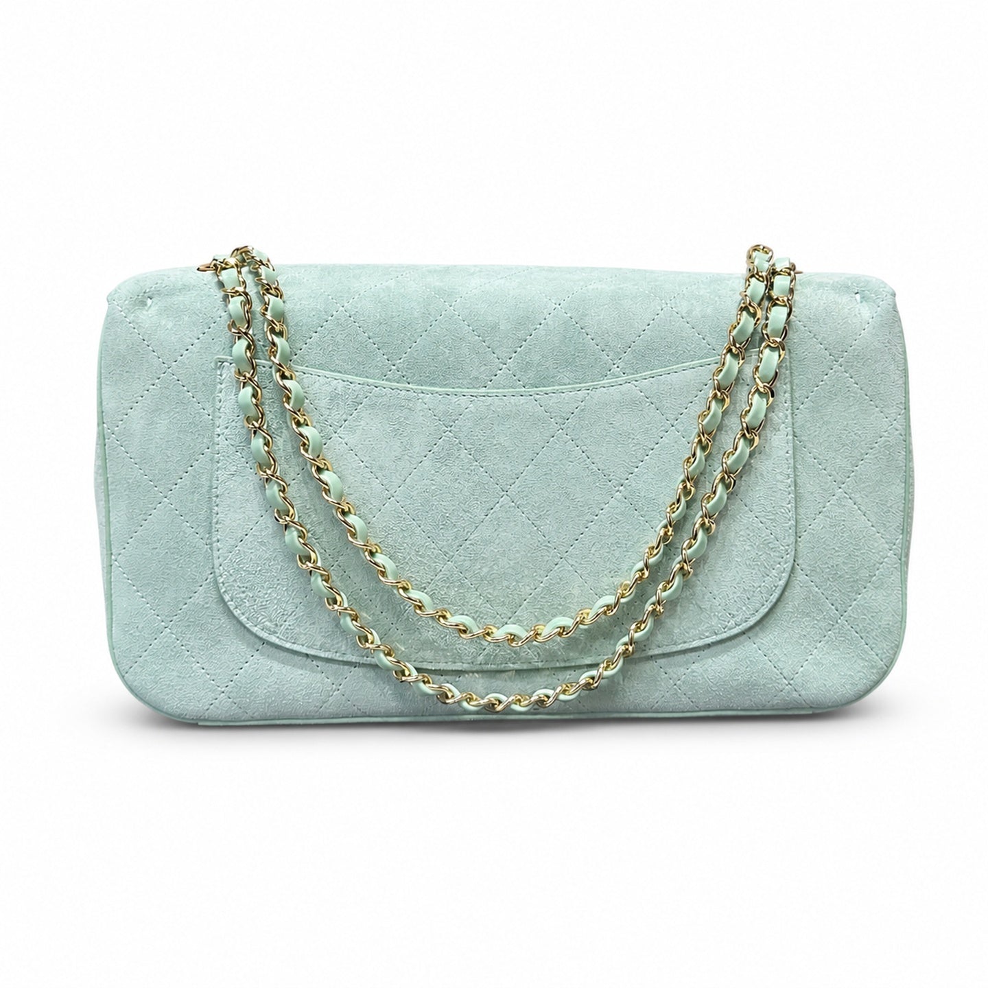 Chanel Suede Green Bag
