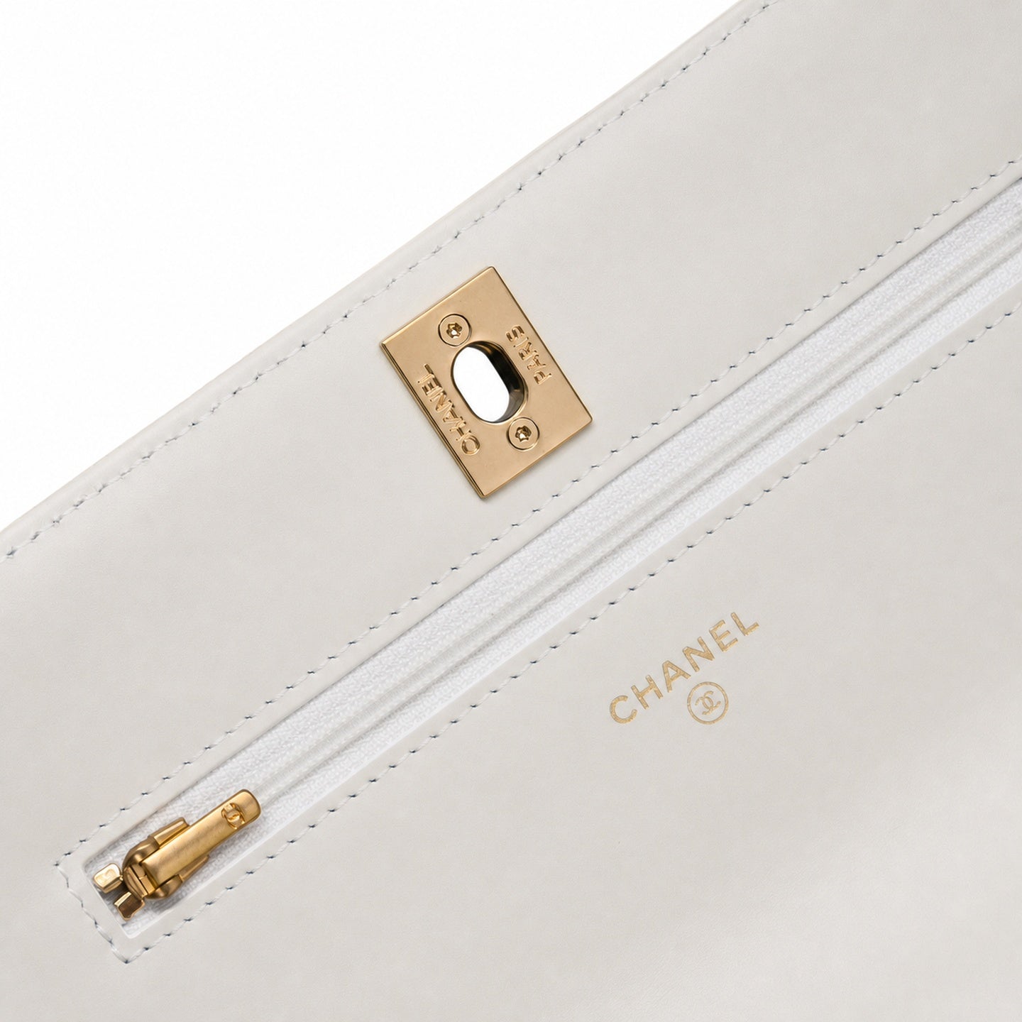 Chanel Leather Black Gold Wallet on Chain