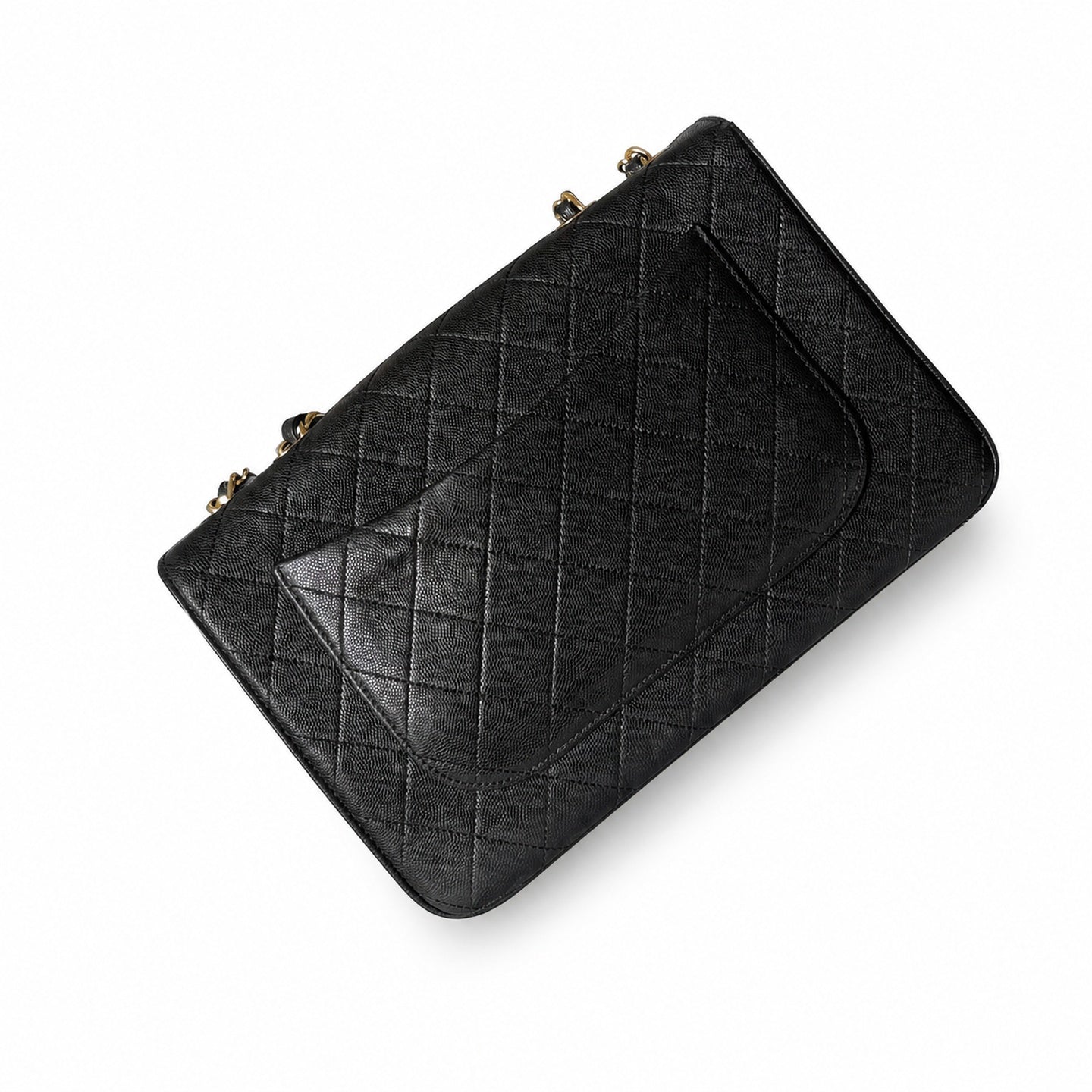 Chanel Classic Flap Reversible Large Gold Bag