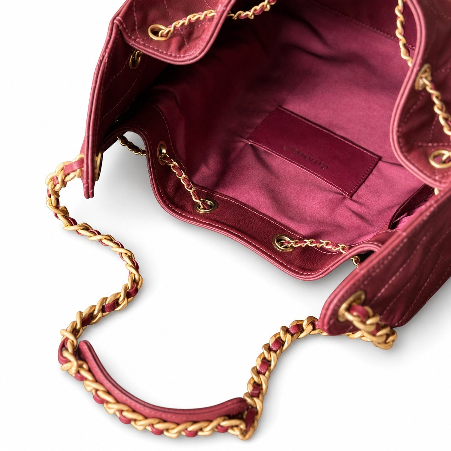 Chanel Medium Leather Gold Shopping Bag
