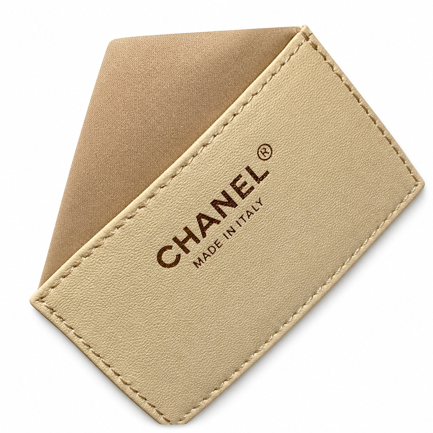 Chanel Medium Leather White Gold Shoulder Bag