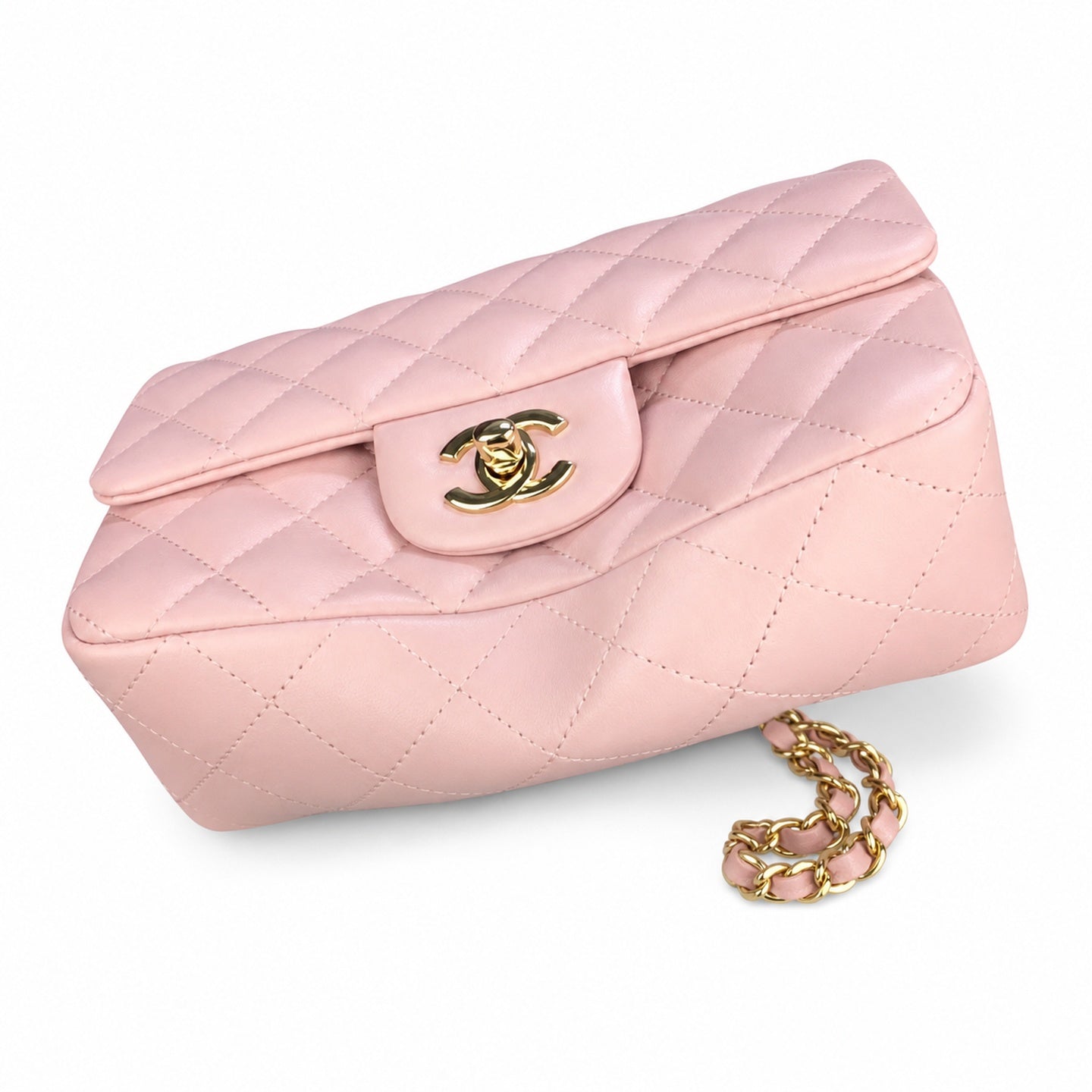 Chanel Leather Pink Bag