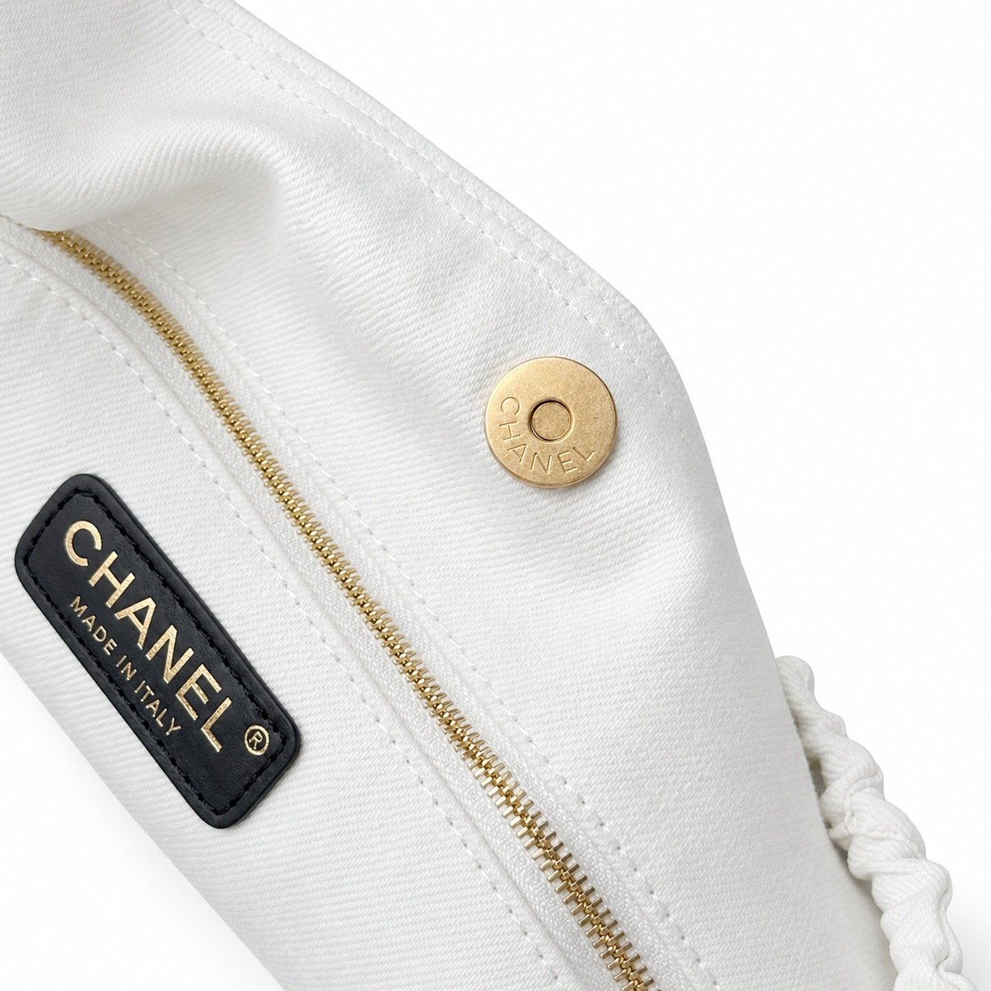 Chanel Large Canvas White Bag