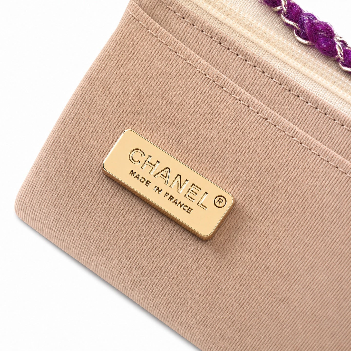 Chanel Large Wool Tweed Pink Purple Jacket