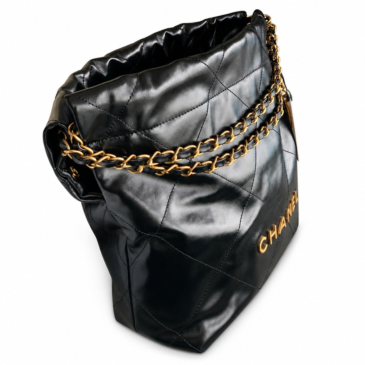 Chanel Small Leather Shopping Bag
