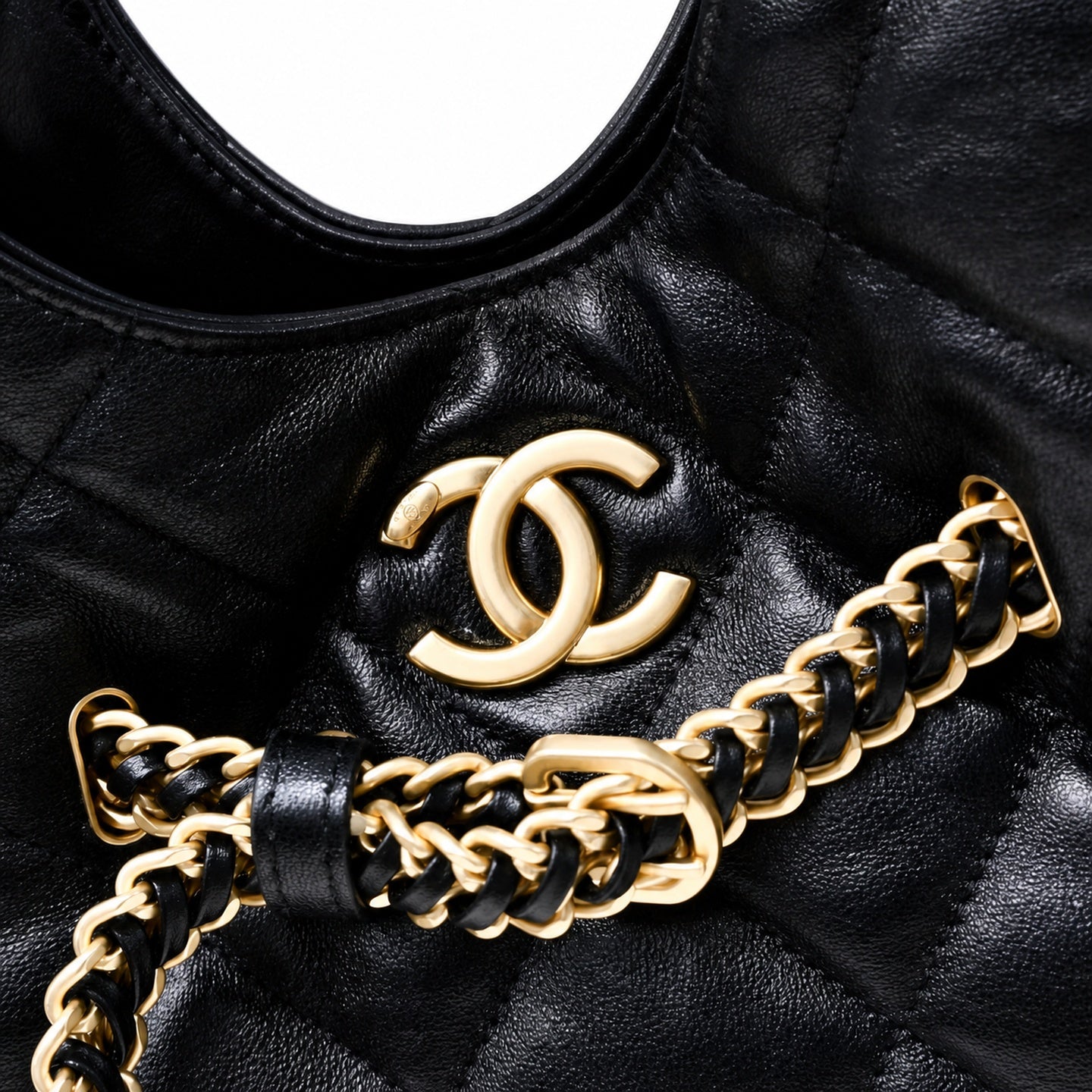 Chanel Leather Hobo Bag