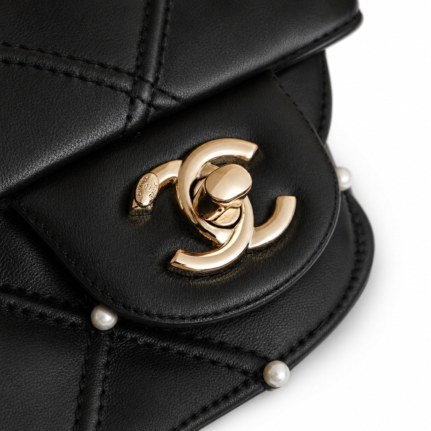 Chanel Cotton Leather Bag